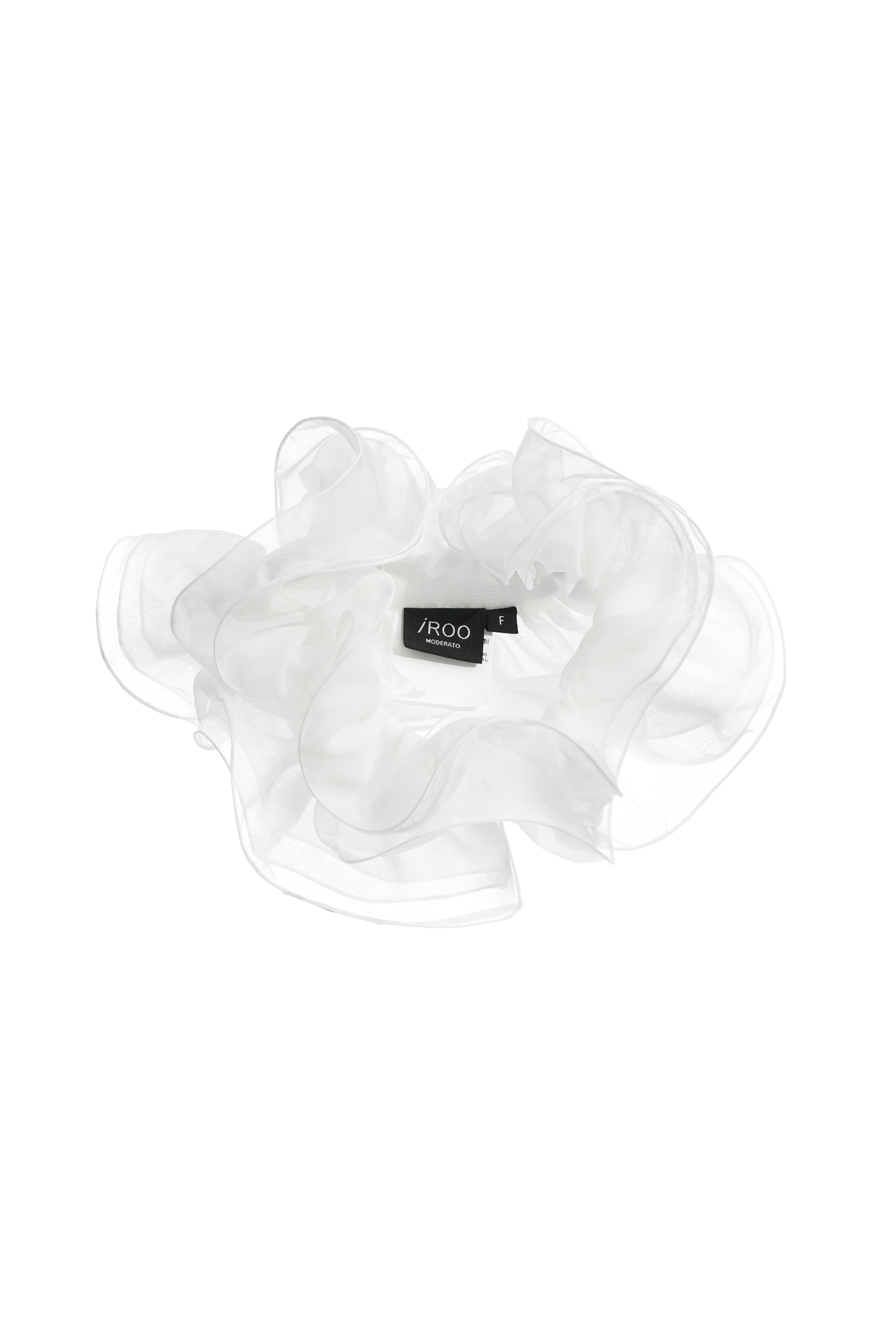 Organza Ruffle Collar With Diamonte BroochOrganza Ruffle Collar With Diamonte Brooch,Season (AW) Look