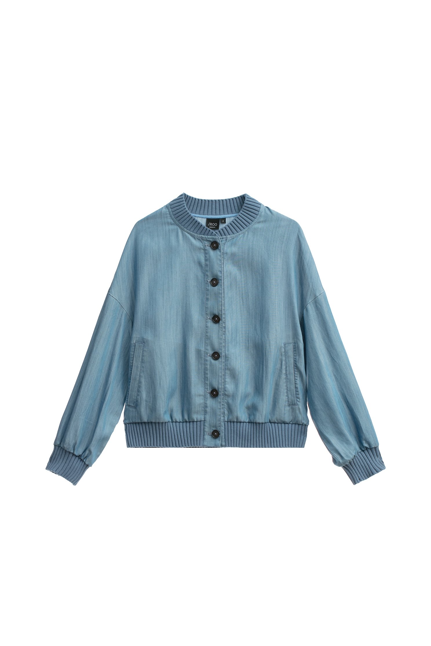 Button Front Soft Denim JacketButton Front Soft Denim Jacket,Jackets,Outerwear,Season (SS) Look,Denim,Long sleeve outerwear