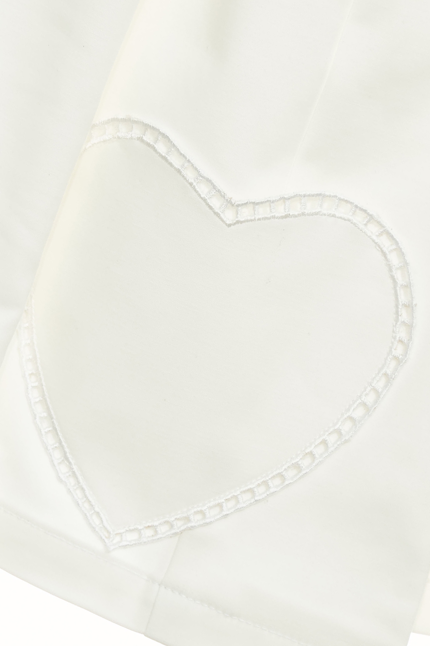Heart Embroidery Detail Crop JacketHeart Embroidery Detail Crop Jacket,Jackets,Outerwear,Season (SS) Look,White outerwear,Embroidered