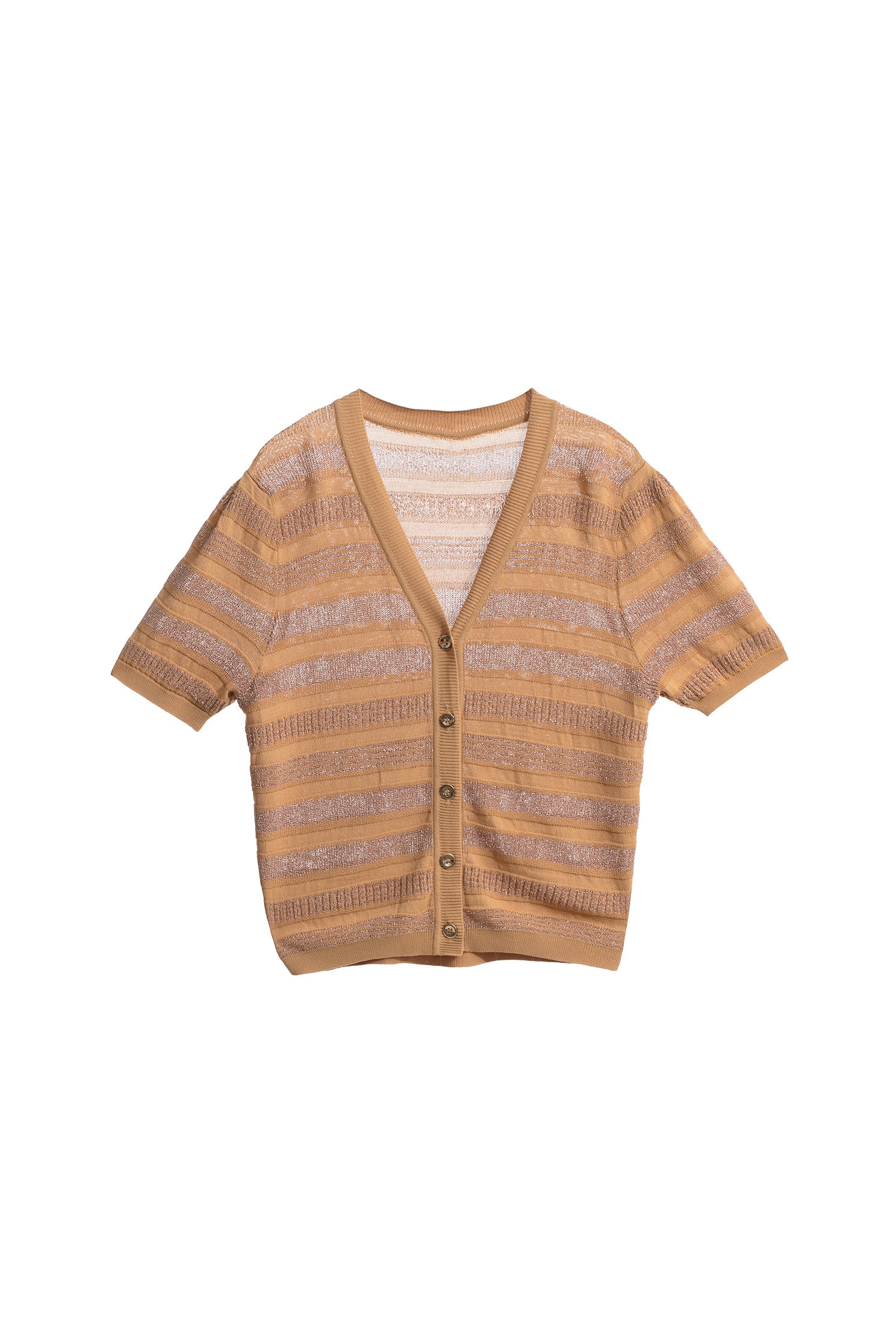 Button Front Short Sleeve CardiganButton Front Short Sleeve Cardigan,Outerwear,Season (AW) Look,Knitted,Knitted coats