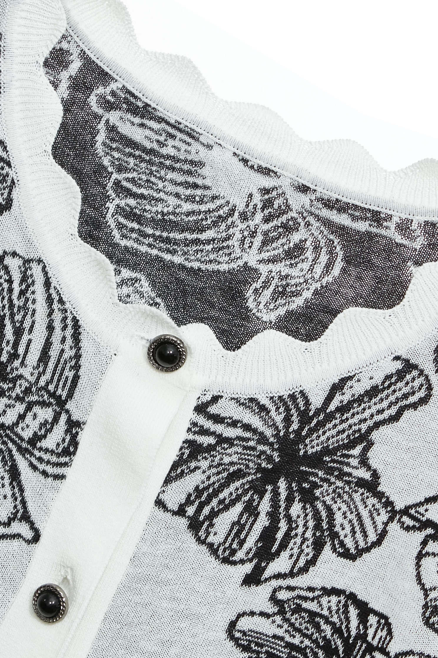 Floral Print Knit Cardigan,Season (SS) Look,co-ord sets,Cotton,Knitted coats