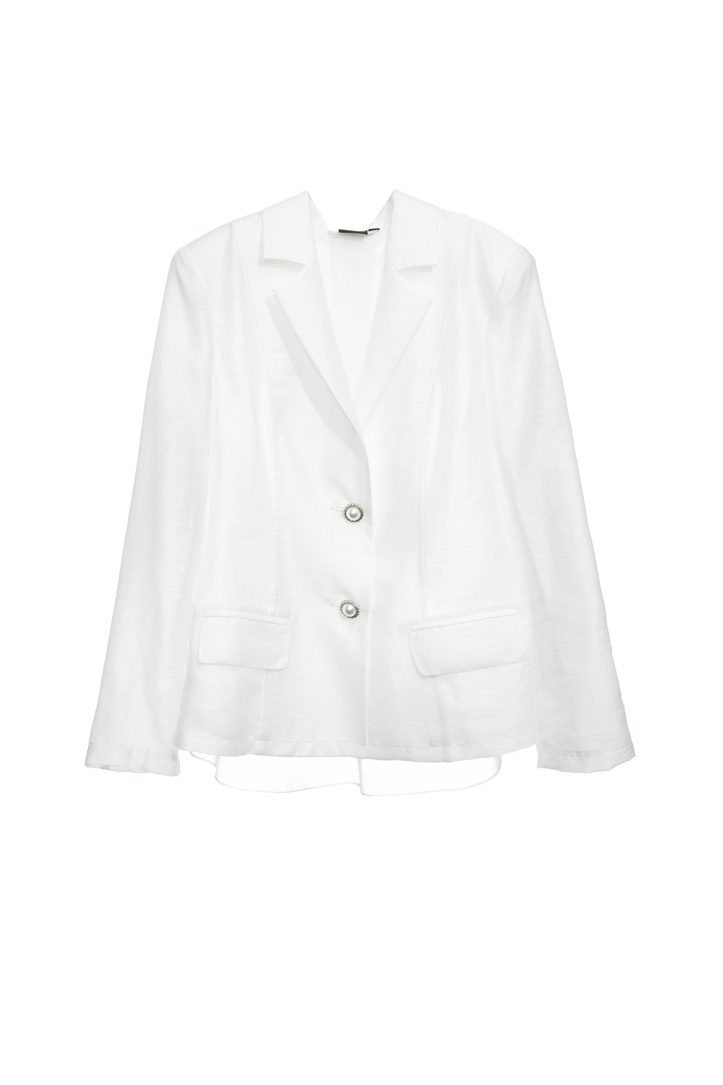 Mid Length Mix Fabric Blazer,Jackets,Office Looks,Season (SS) Look,co-ord sets