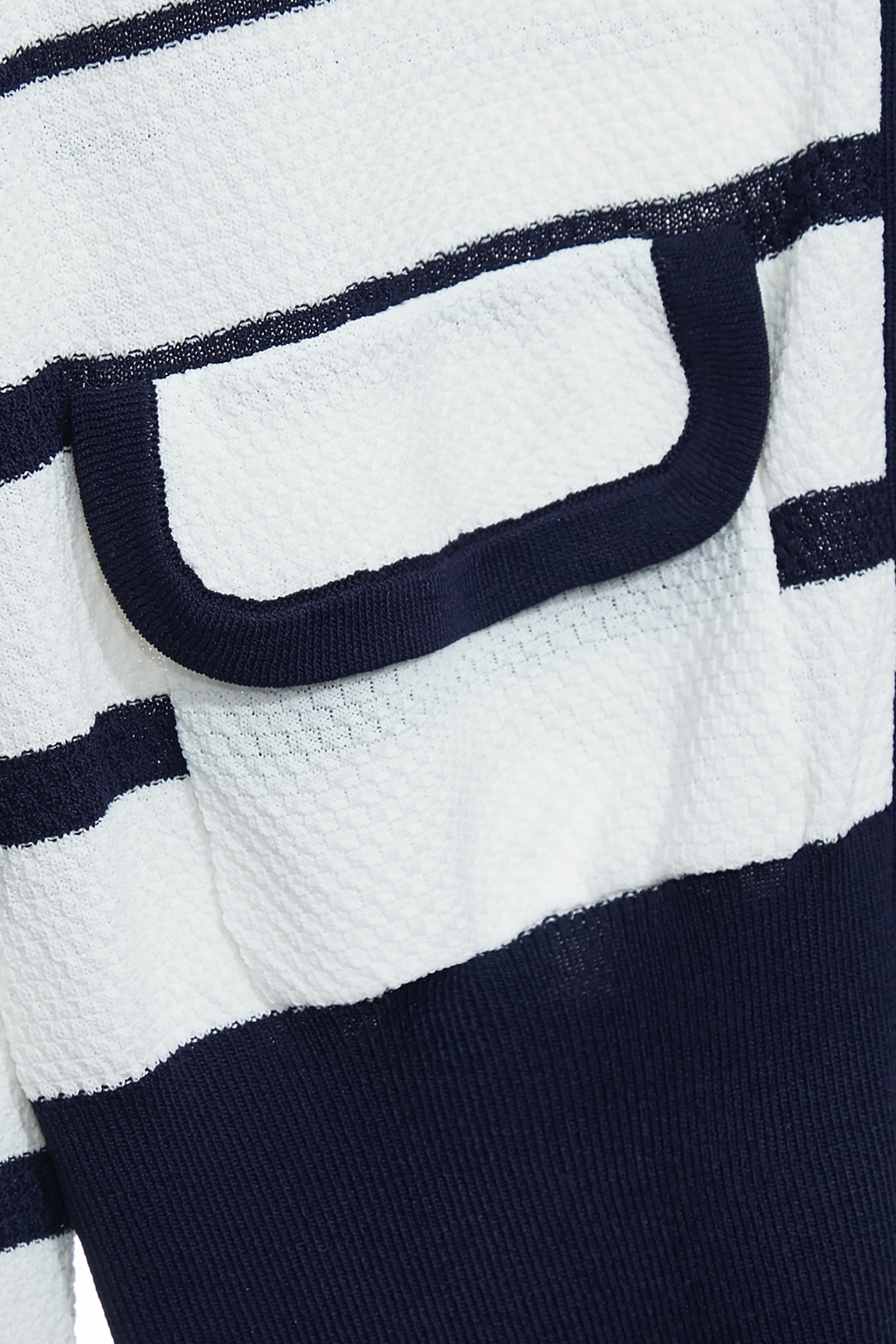 Navy Stripe V-neck CardiganNavy Stripe V-neck Cardigan,Jackets,Outerwear,Season (SS) Look,Knitted,Knitted coats