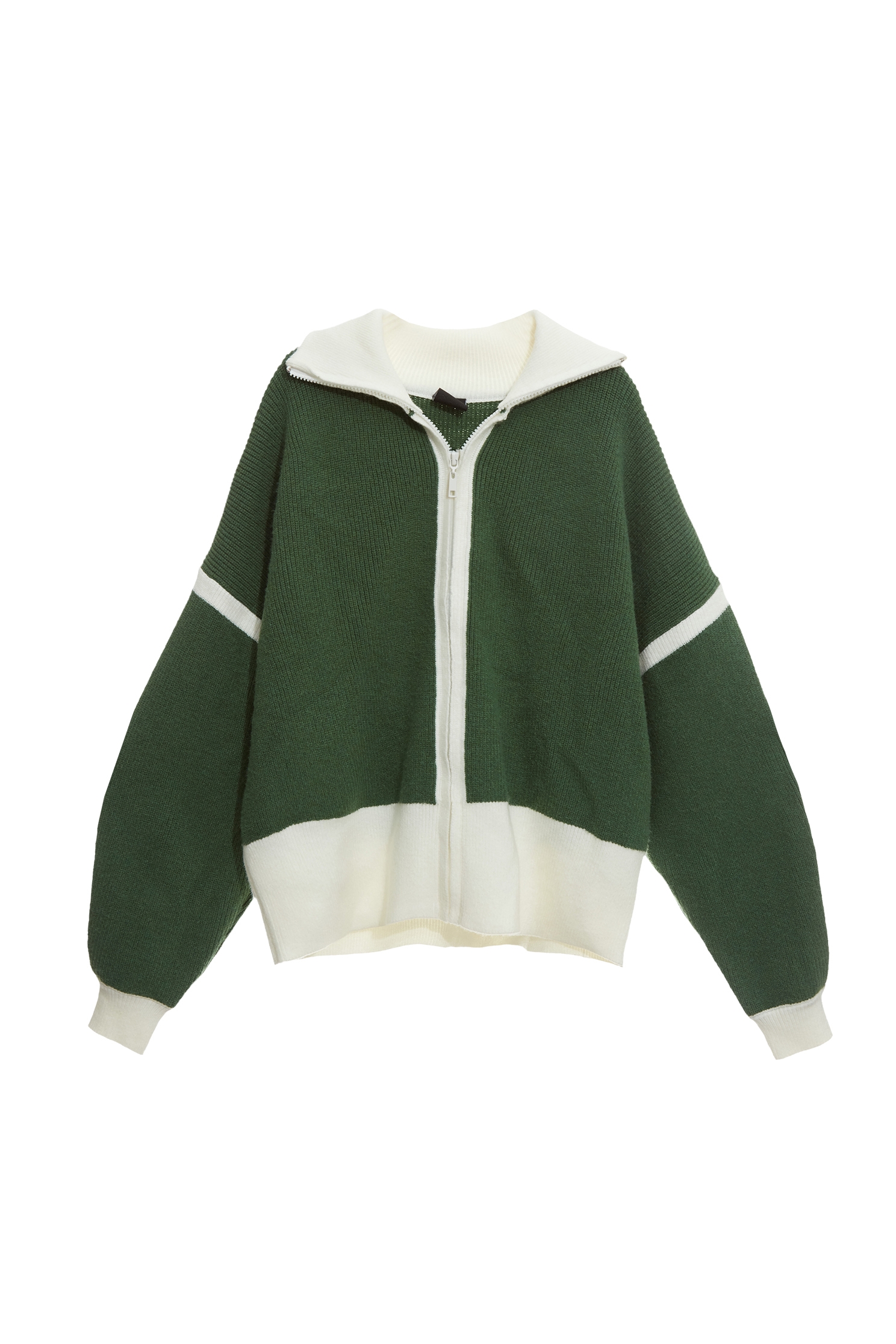 Colour Contrast Hoodie Knit CardiganColour Contrast Hoodie Knit Cardigan,Outerwear,Season (AW) Look,Knitted,Knitted coats