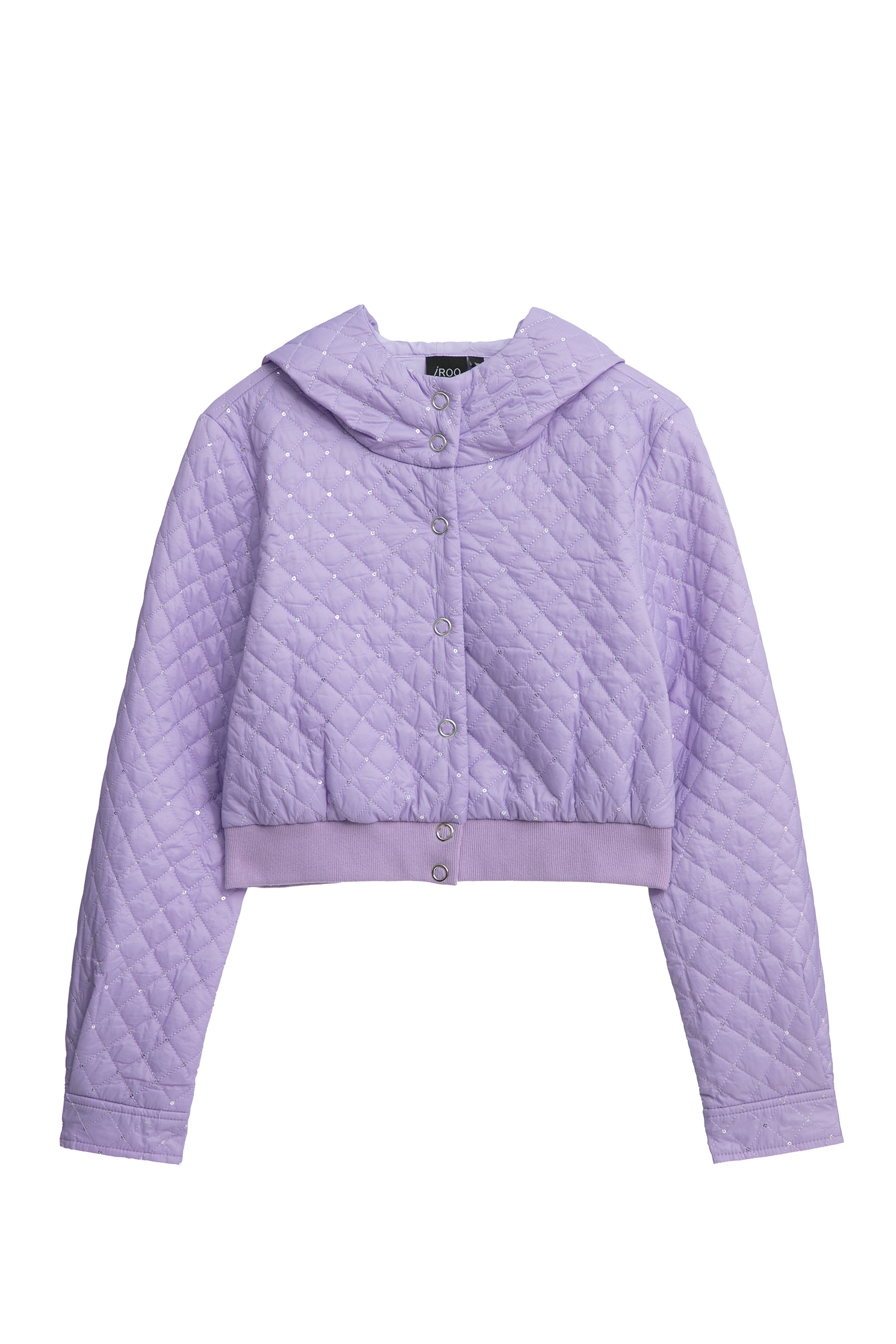 Purple Crop Quilted JacketPurple Crop Quilted Jacket,Outerwear,Season (AW) Look,Hoodie jackets