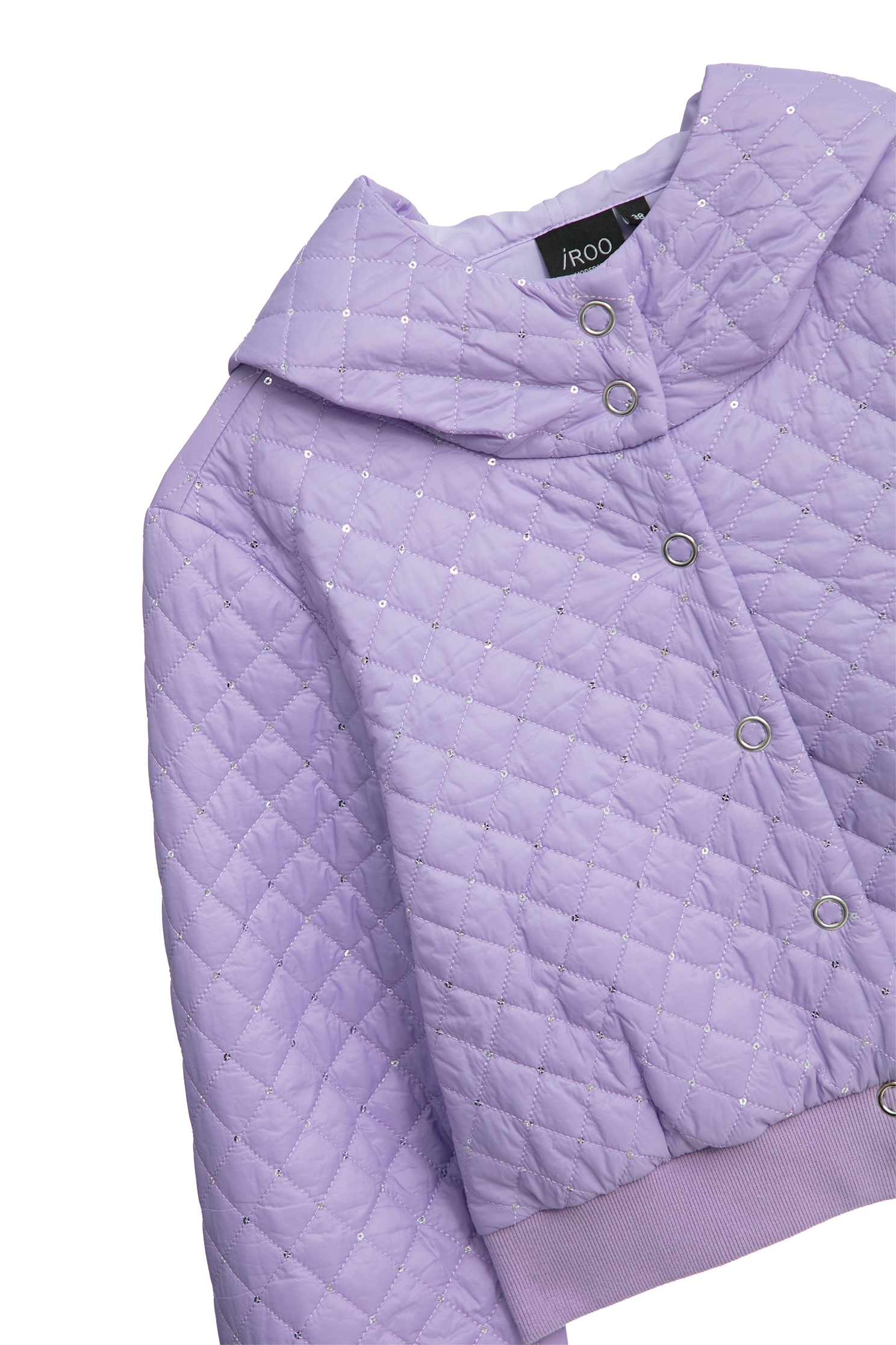 Purple Crop Quilted JacketPurple Crop Quilted Jacket,Outerwear,Season (AW) Look,Hoodie jackets