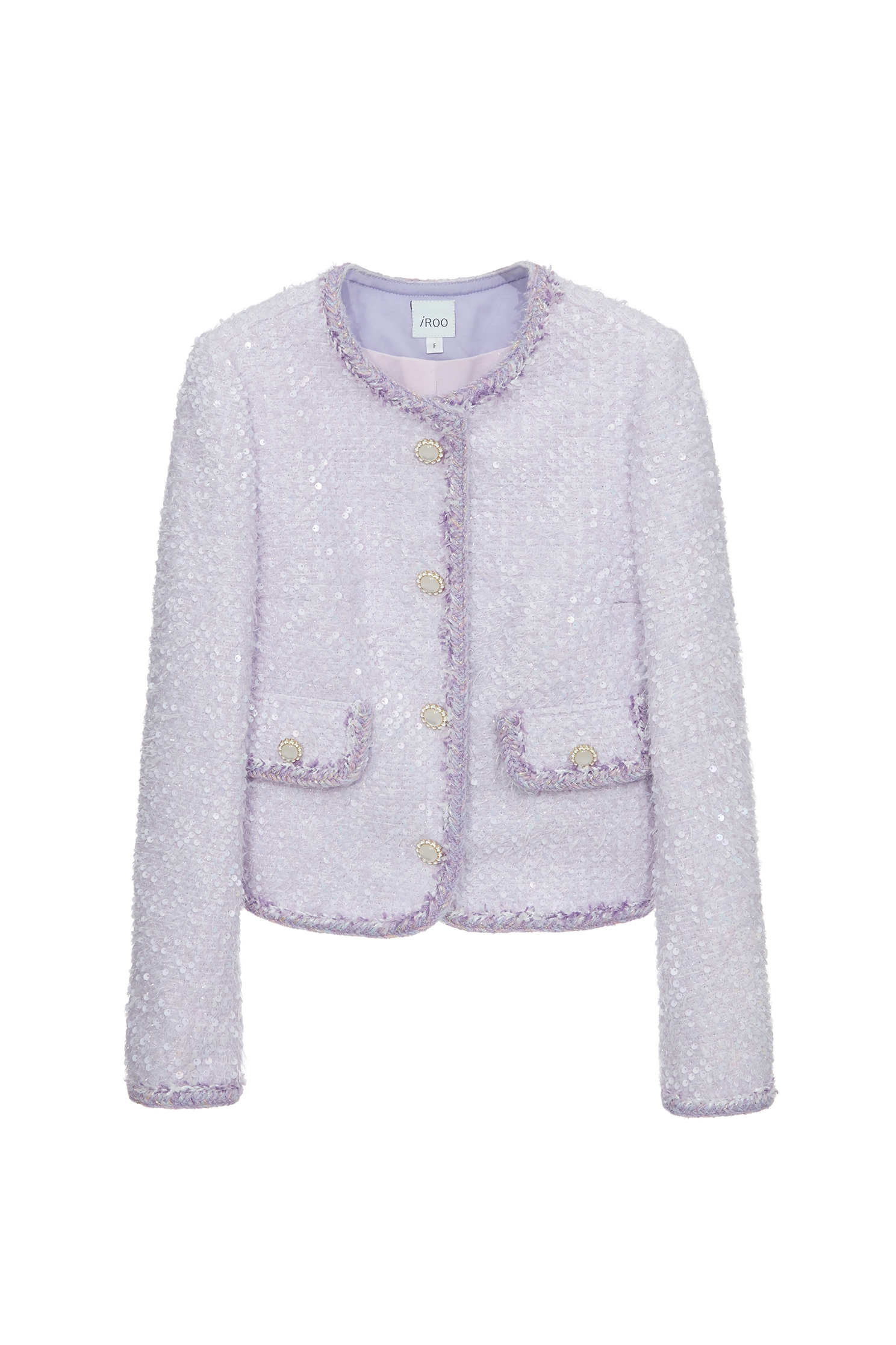 Sequin Detail Purple JacketSequin Detail Purple Jacket,Jackets,bestselling,Outerwear,co-ord sets,Season (AW) Look