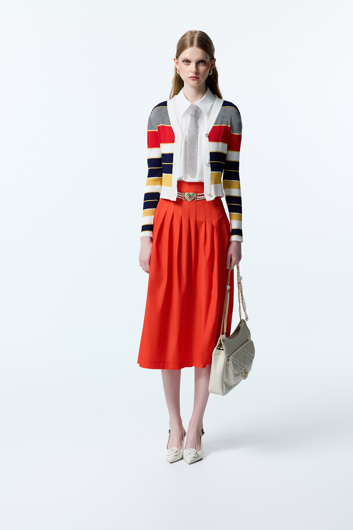 Multi Colour Stripe Knit CardiganMulti Colour Stripe Knit Cardigan,Jackets,Outerwear,Season (AW) Look,Knitted,Knitted coats