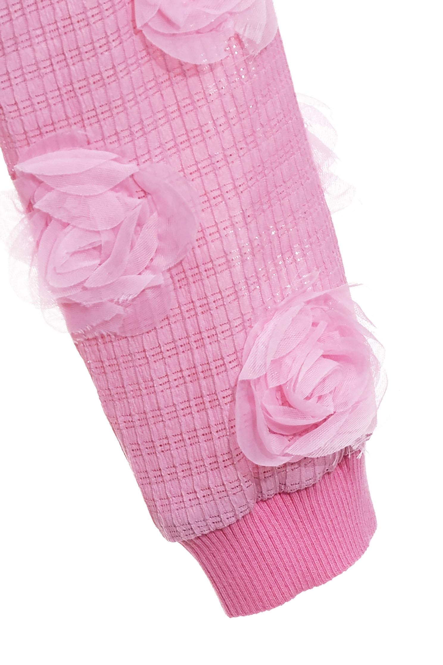 3-D Rose Detail Pink Jacket3-D Rose Detail Pink Jacket,Jackets,Outerwear,Season (AW) Look