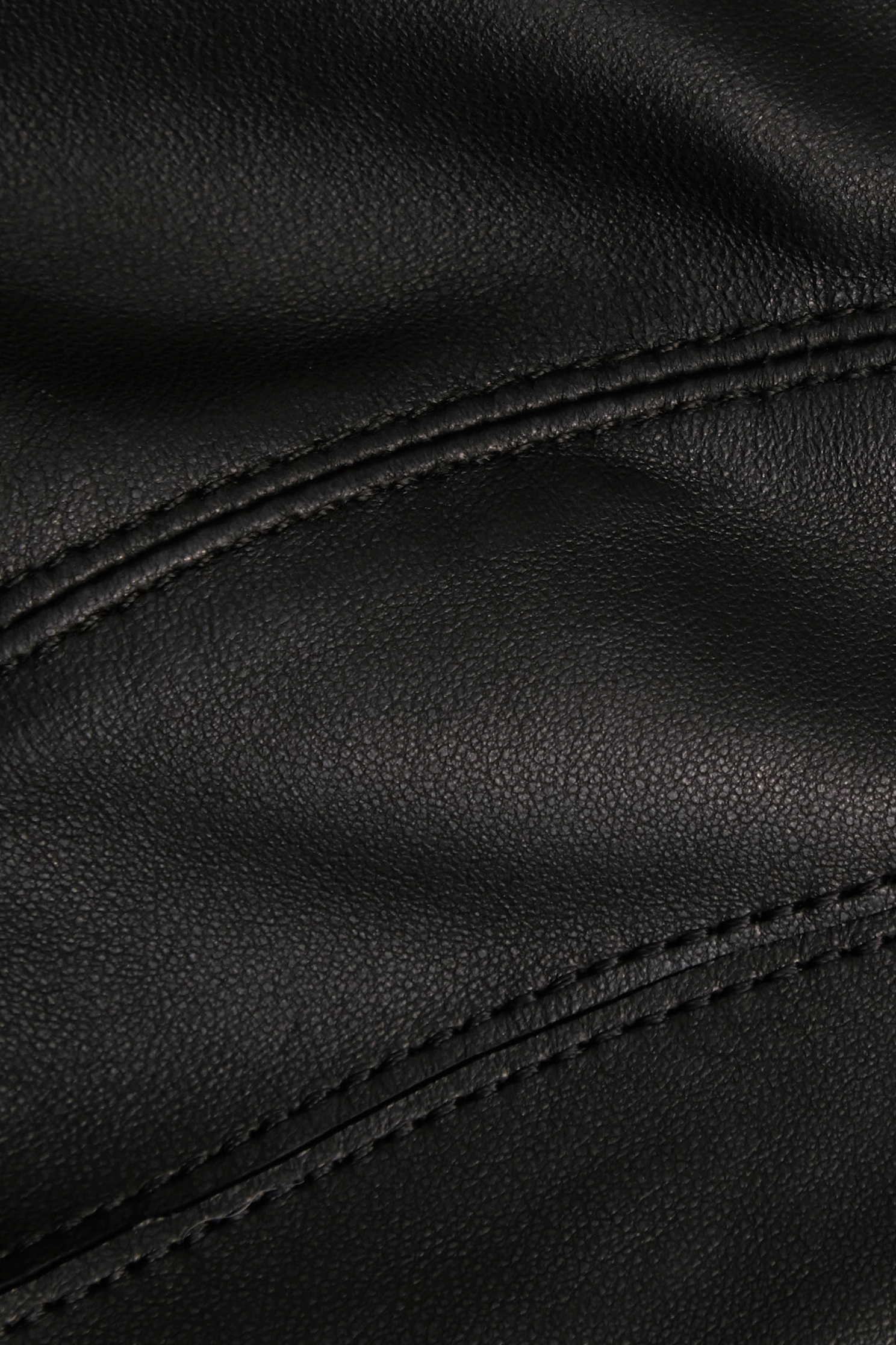 Front Zip Leather JacketFront Zip Leather Jacket,Jackets,Outerwear,Lether jackets,Leather,Season (AW) Look,Black outerwear