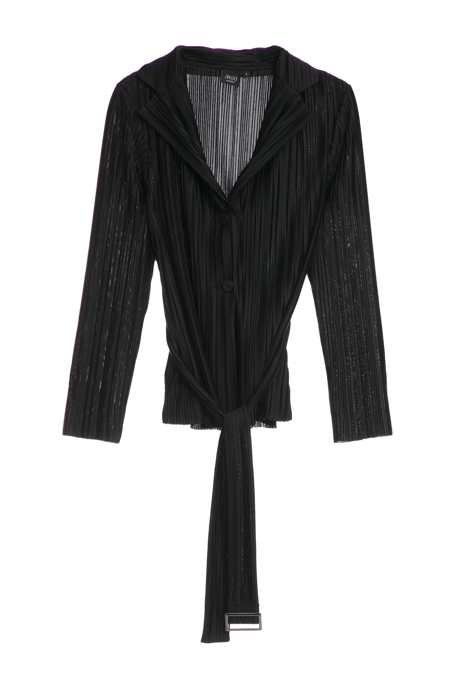 Full Pleated Mid Length JacketFull Pleated Mid Length Jacket,Jackets,Outerwear,Season (SS) Look,Belts,Long sleeve outerwear