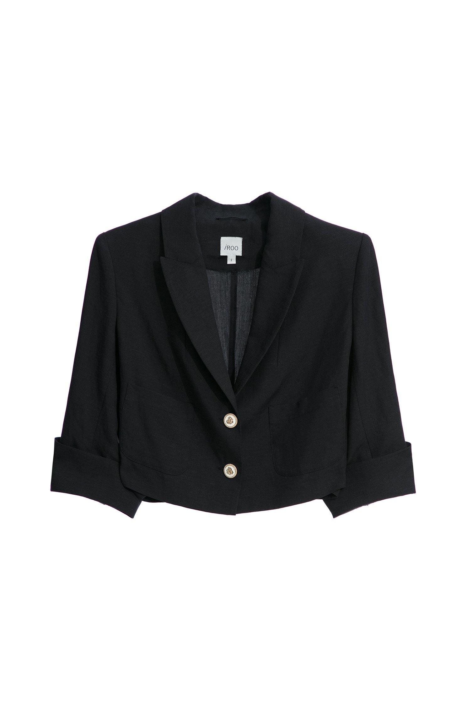 Basic Navy crop BlazerBasic Navy crop Blazer,Jackets,Outerwear,Season (SS) Look,Blazers