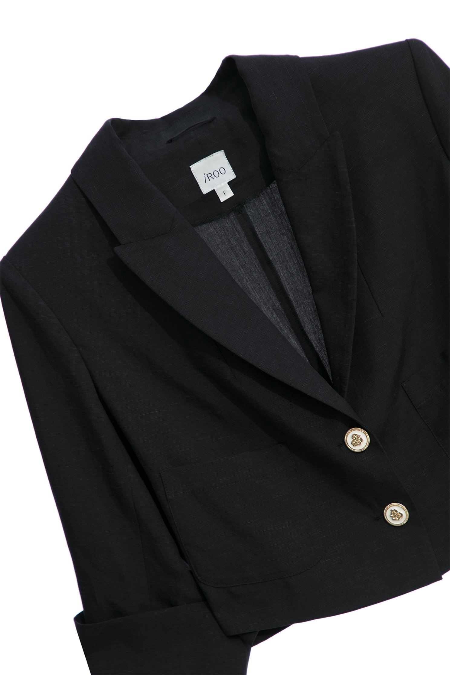 Basic Navy crop BlazerBasic Navy crop Blazer,Jackets,Outerwear,Season (SS) Look,Blazers