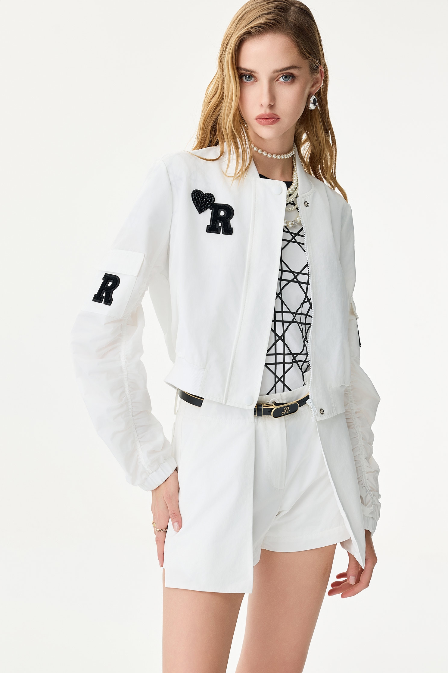 R Logo Bomber JacketR Logo Bomber Jacket