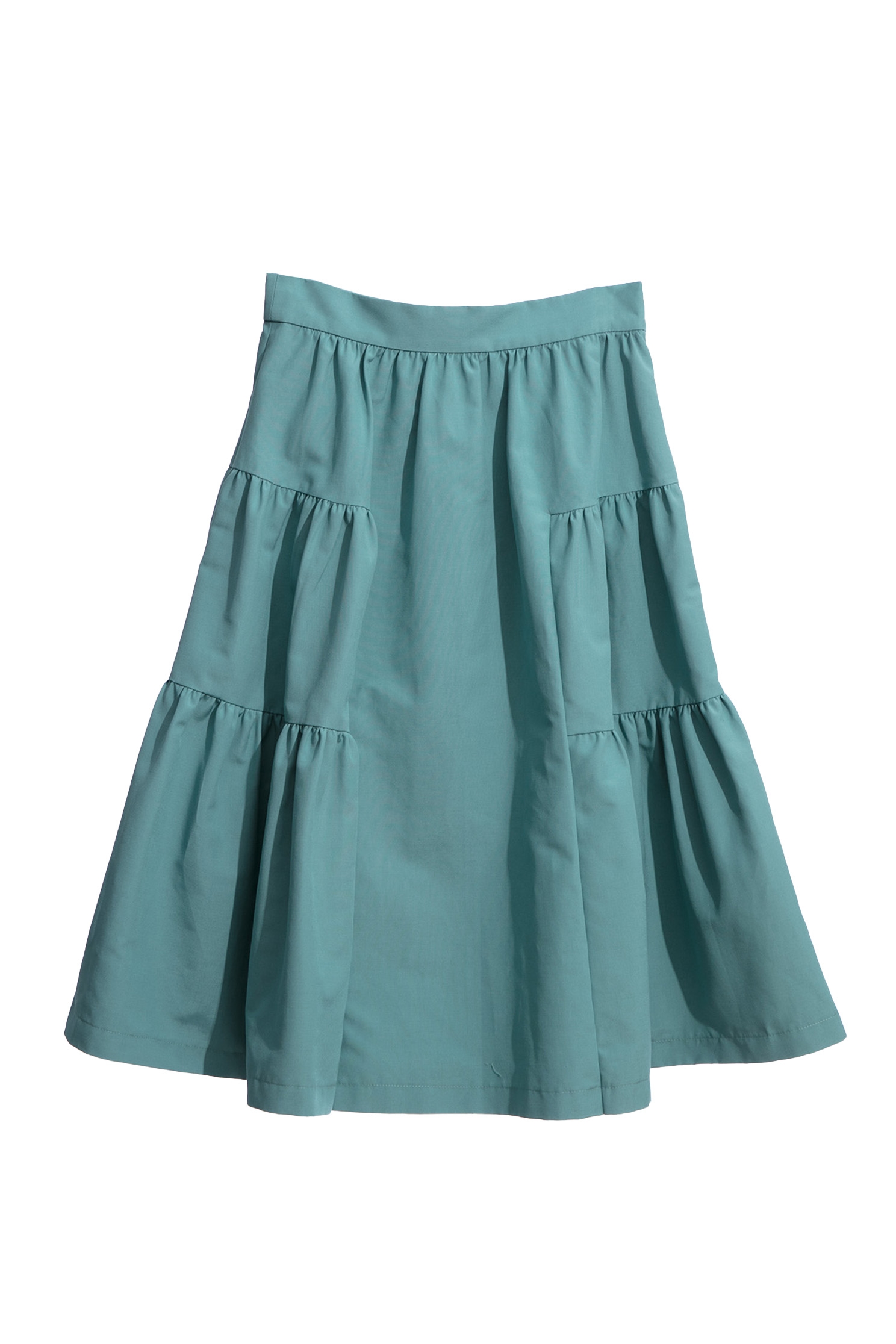 Midi Panel Mid Waist SkirtMidi Panel Mid Waist Skirt,Season (AW) Look,Layered skirts,Midi skirts