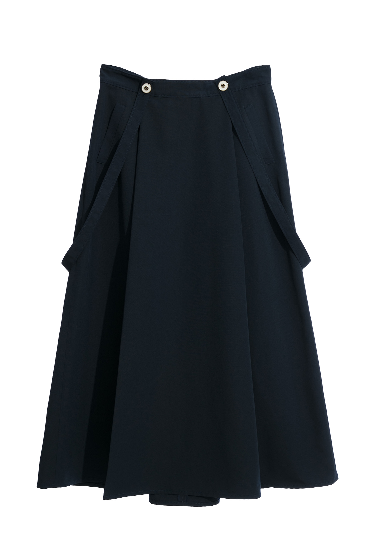 Mid Waist Long Suspender SkirtMid Waist Long Suspender Skirt,Season (AW) Look,Midi skirts