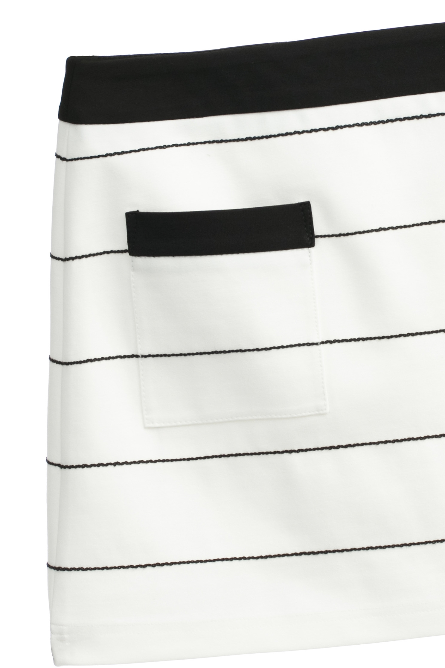 Classic Black White Stripe Short SkirtClassic Black White Stripe Short Skirt,Season (SS) Look,Mini skirts