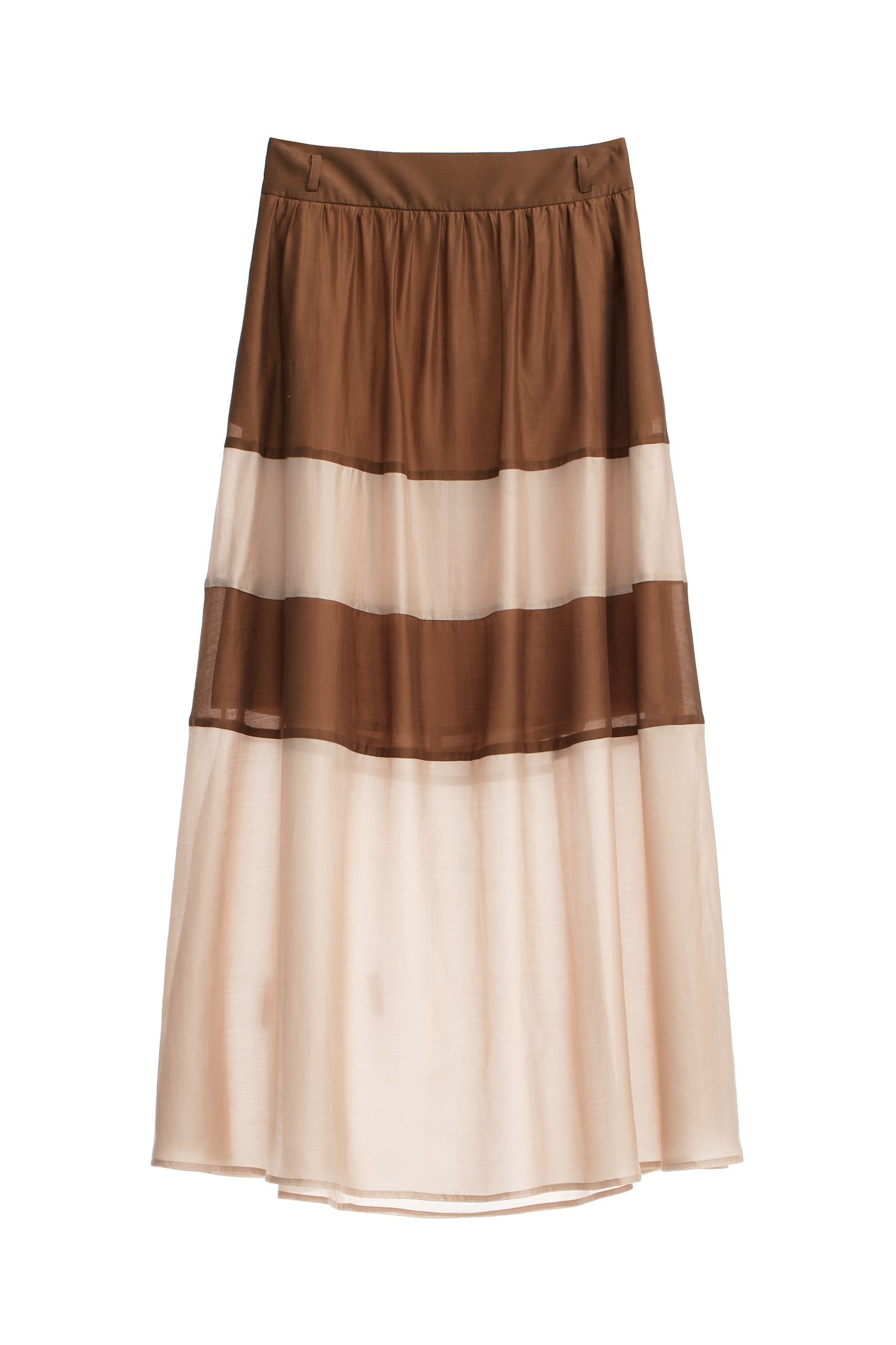 Colour Block Caramel SkirtColour Block Caramel Skirt,Season (SS) Look,Midi skirts