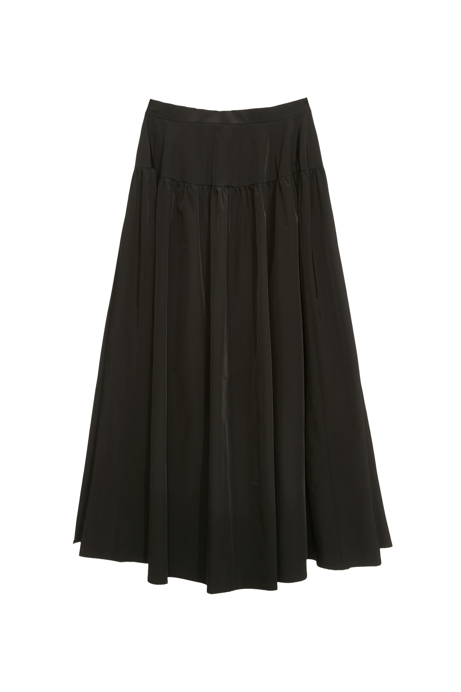 Taffeta Maxi Puff SkirtTaffeta Maxi Puff Skirt,Season (SS) Look,Midi skirts,Black skirts