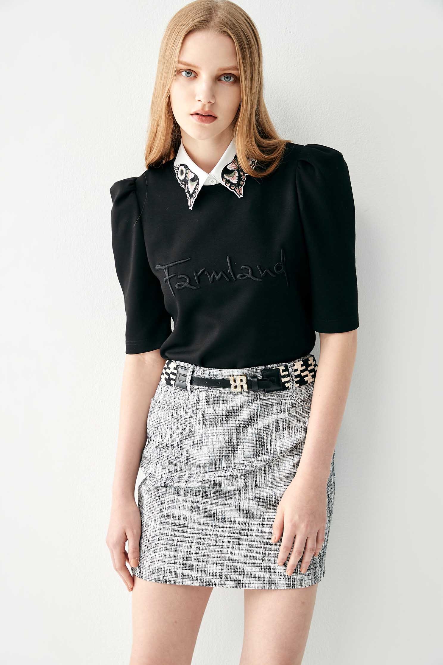 High Waist Tweed Skirttweed mini skirt,Season (SS) Look,Mini skirts,upperclass