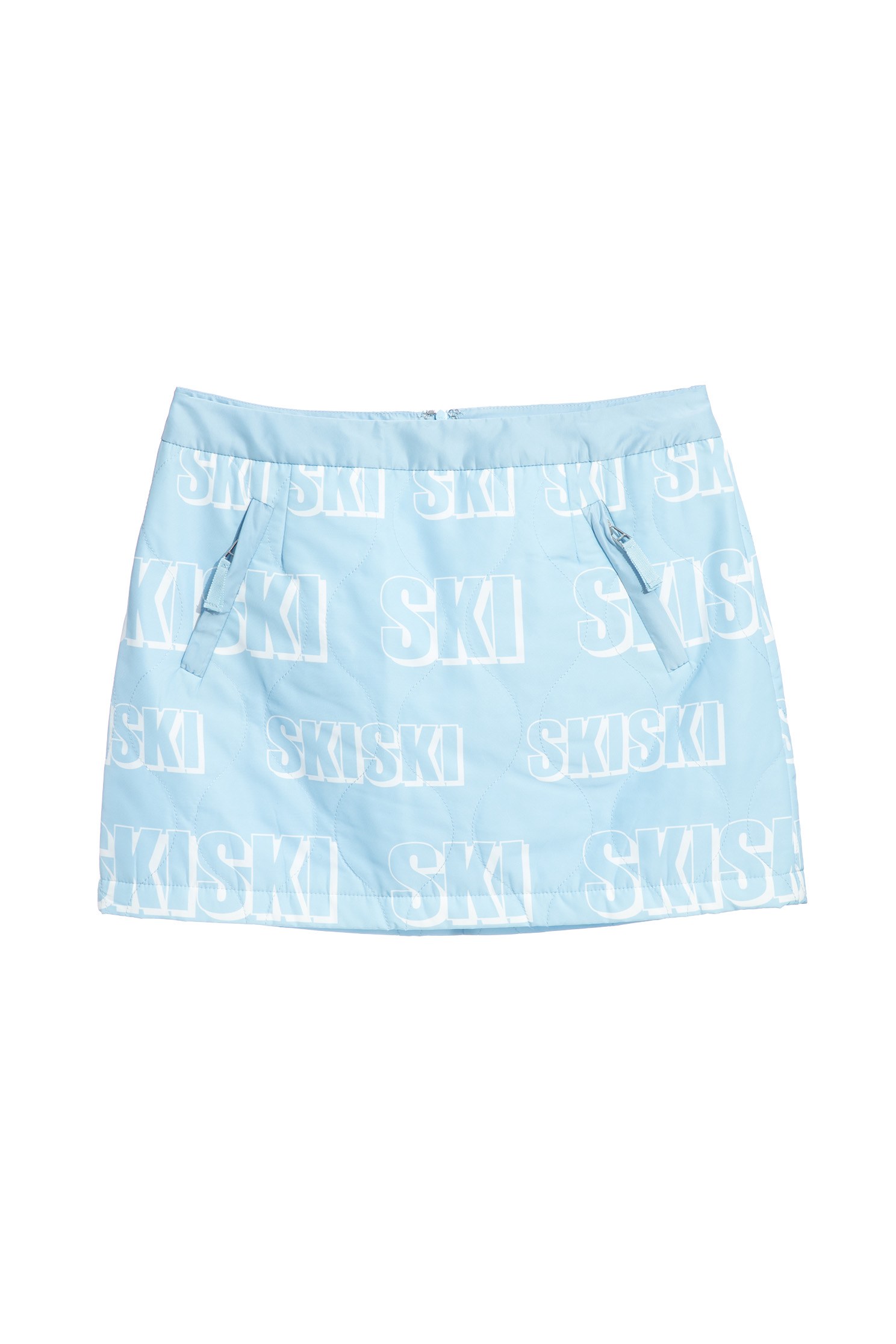 Quilted Slogan SkirtPadded short skirt with letter print,Mini skirts,Season (AW) Look