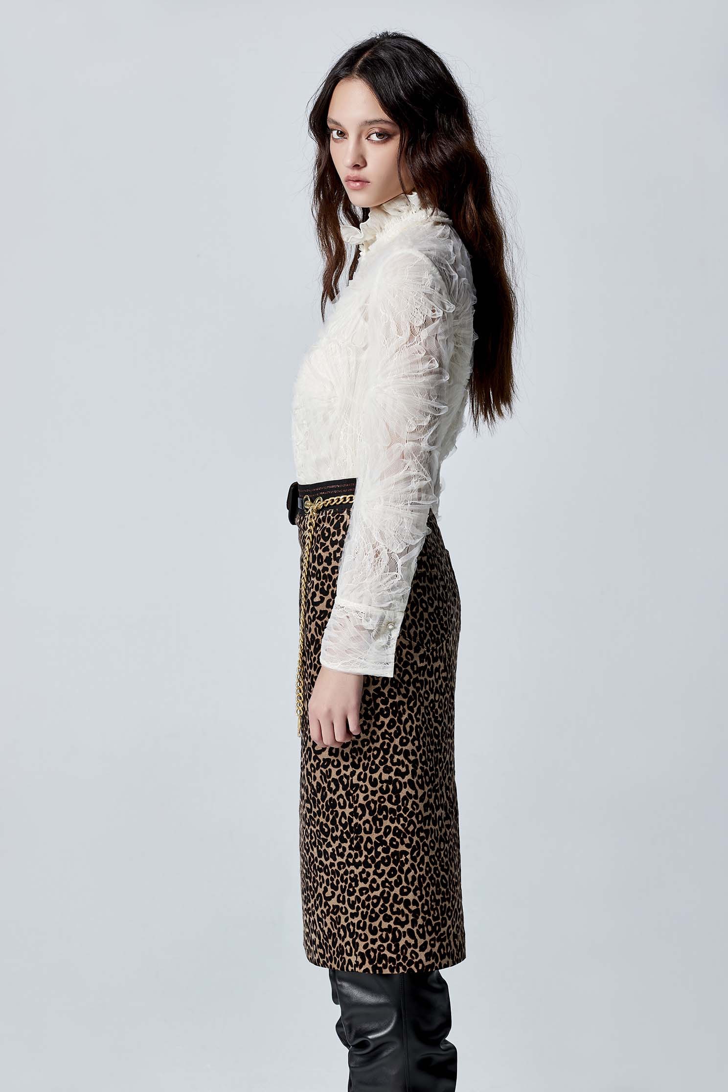 Leopard Print Pencil SkirtLeopard Print Pencil Skirt,Season (AW) Look,Pencil skirts