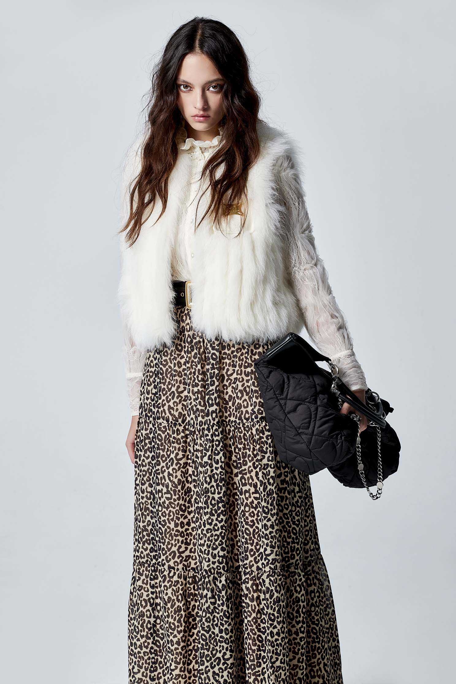 Leopard Print Maxi SkirtLeopard Print Maxi Skirt,Season (AW) Look,Midi skirts,Chiffon,Chiffon skirts,Chiffon Midi skirts