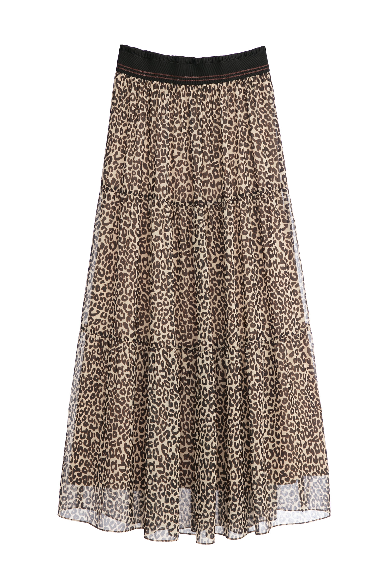 Leopard Print Maxi SkirtLeopard Print Maxi Skirt,Season (AW) Look,Midi skirts,Chiffon,Chiffon skirts,Chiffon Midi skirts