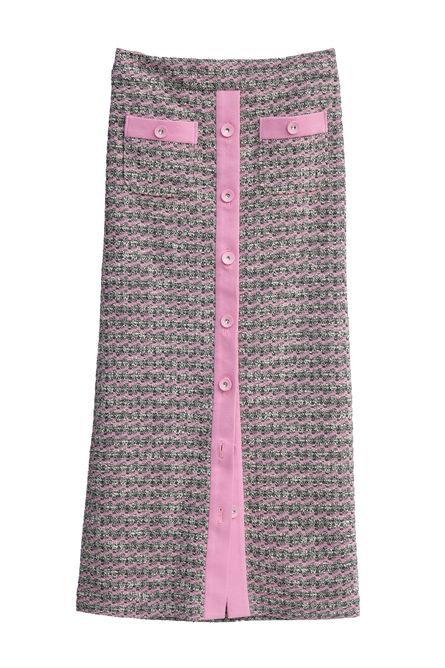 Maxi Tweed Pencil Skirt With Contrast Trim DetailMaxi Tweed Pencil Skirt With Contrast Trim Detail,Season (AW) Look,Midi skirts