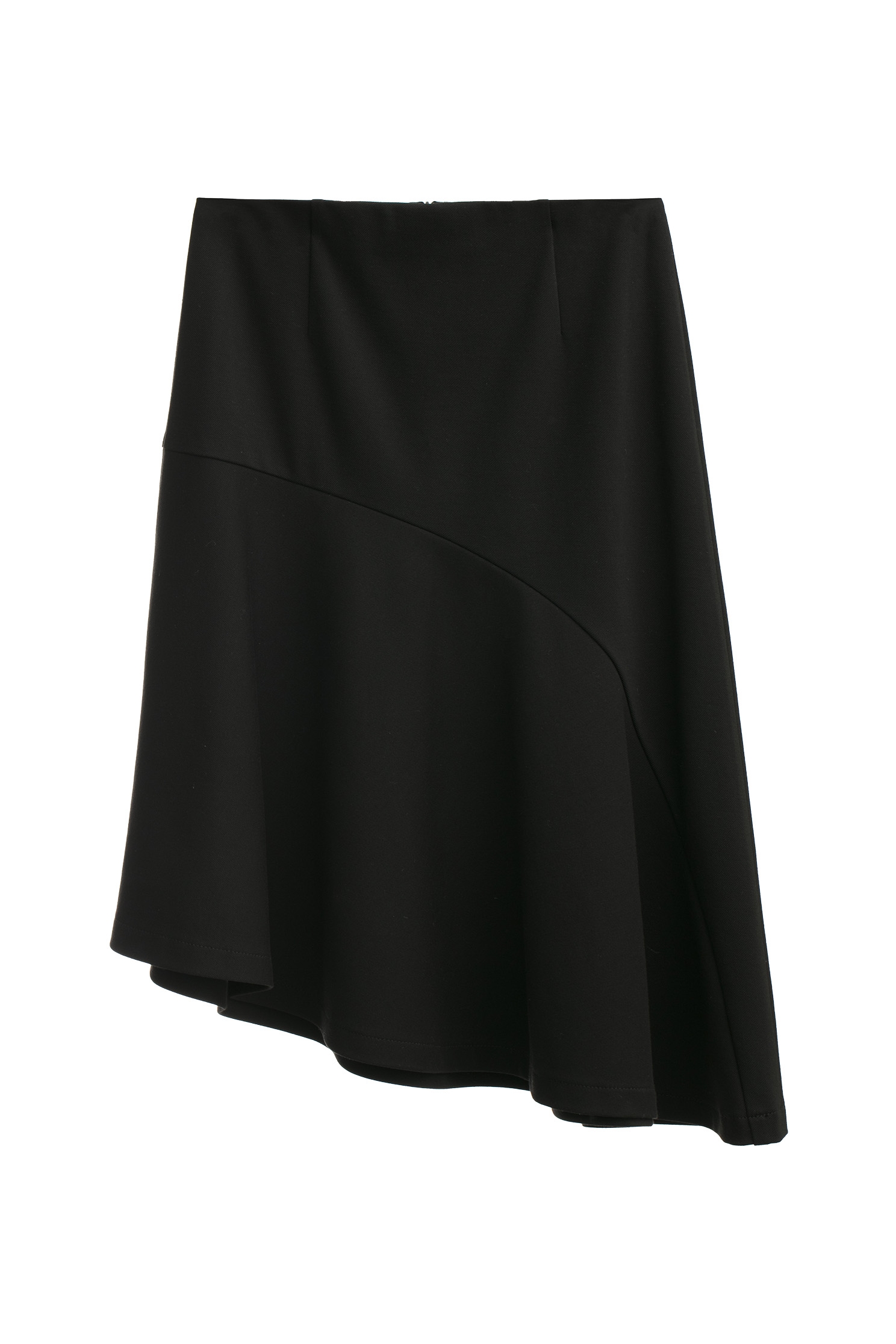 Asymmetric Hem A-line Skirt中長羅馬變化波浪裙,Season (AW) Look,Midi skirts