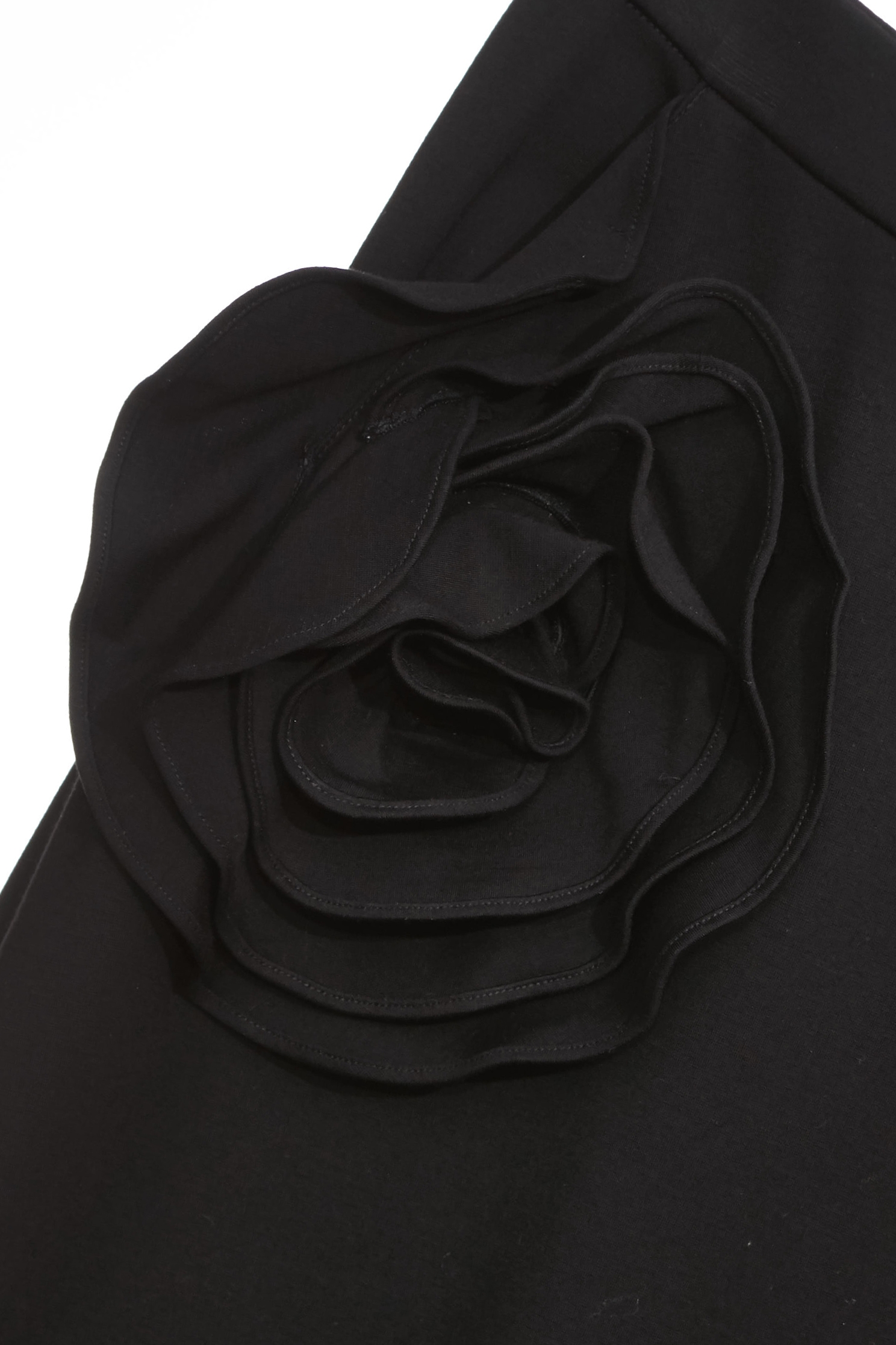 3-D Rose Detail Midi Skirt,Season (SS) Look,co-ord sets,blossoms,Midi skirts,Black skirts