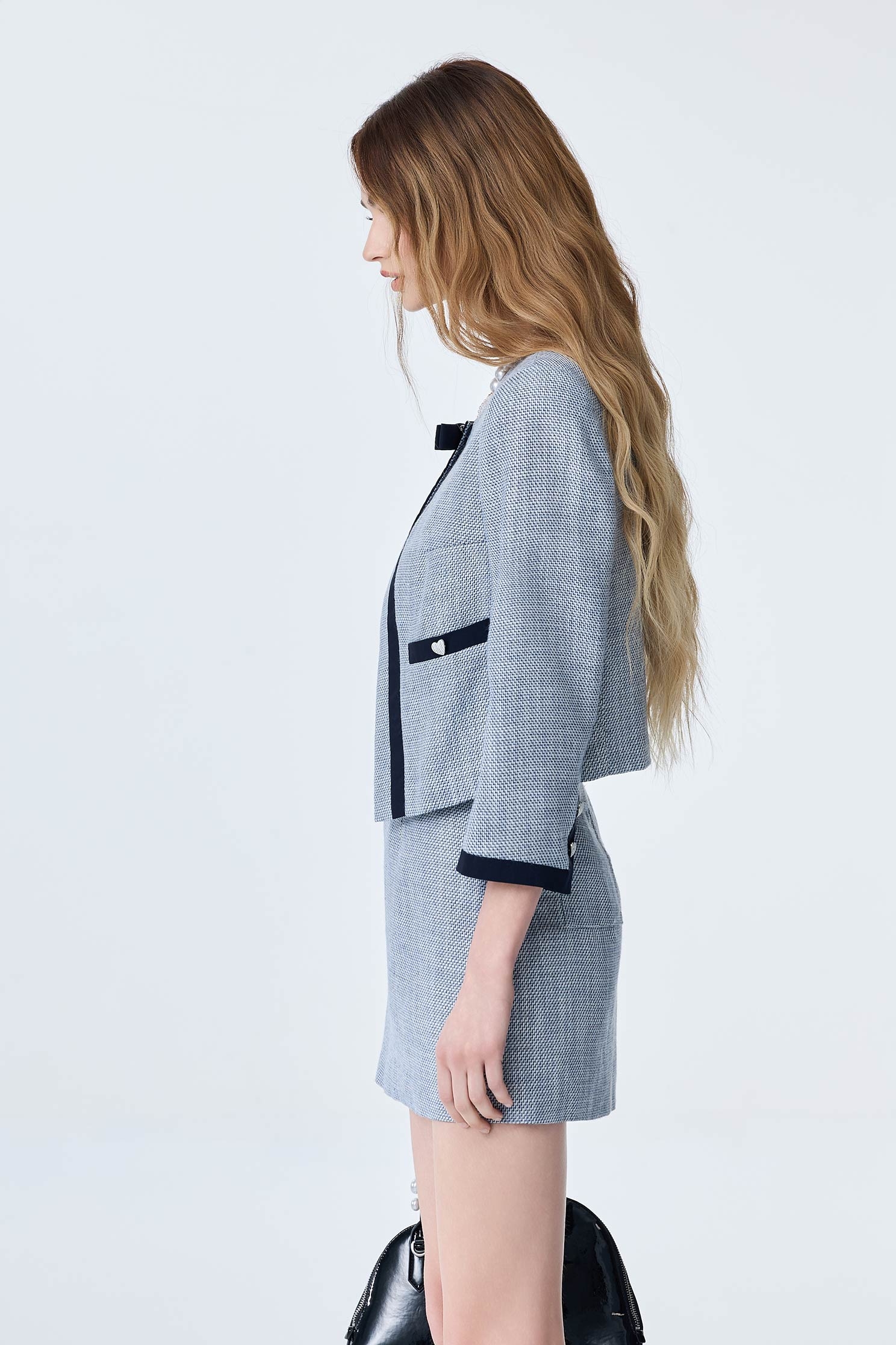 Contrast Bow Detail Short SkirtContrast Bow Detail Short Skirt,Season (SS) Look,Mini skirts,bows