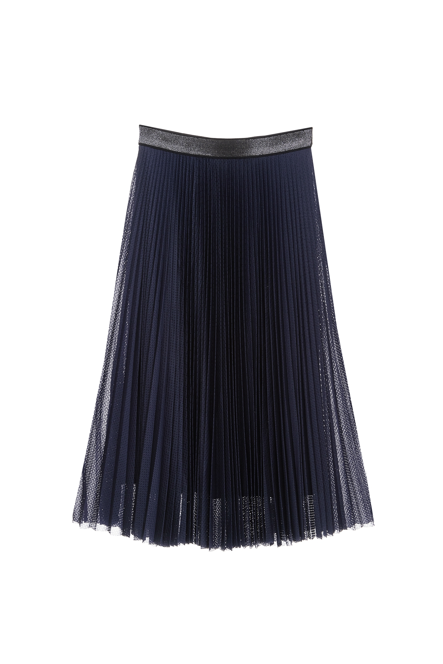 Full Pleated Navy SkirtFull Pleated Navy Skirt,Pleated skirts,Pleated skirts,Season (AW) Look,Midi skirts