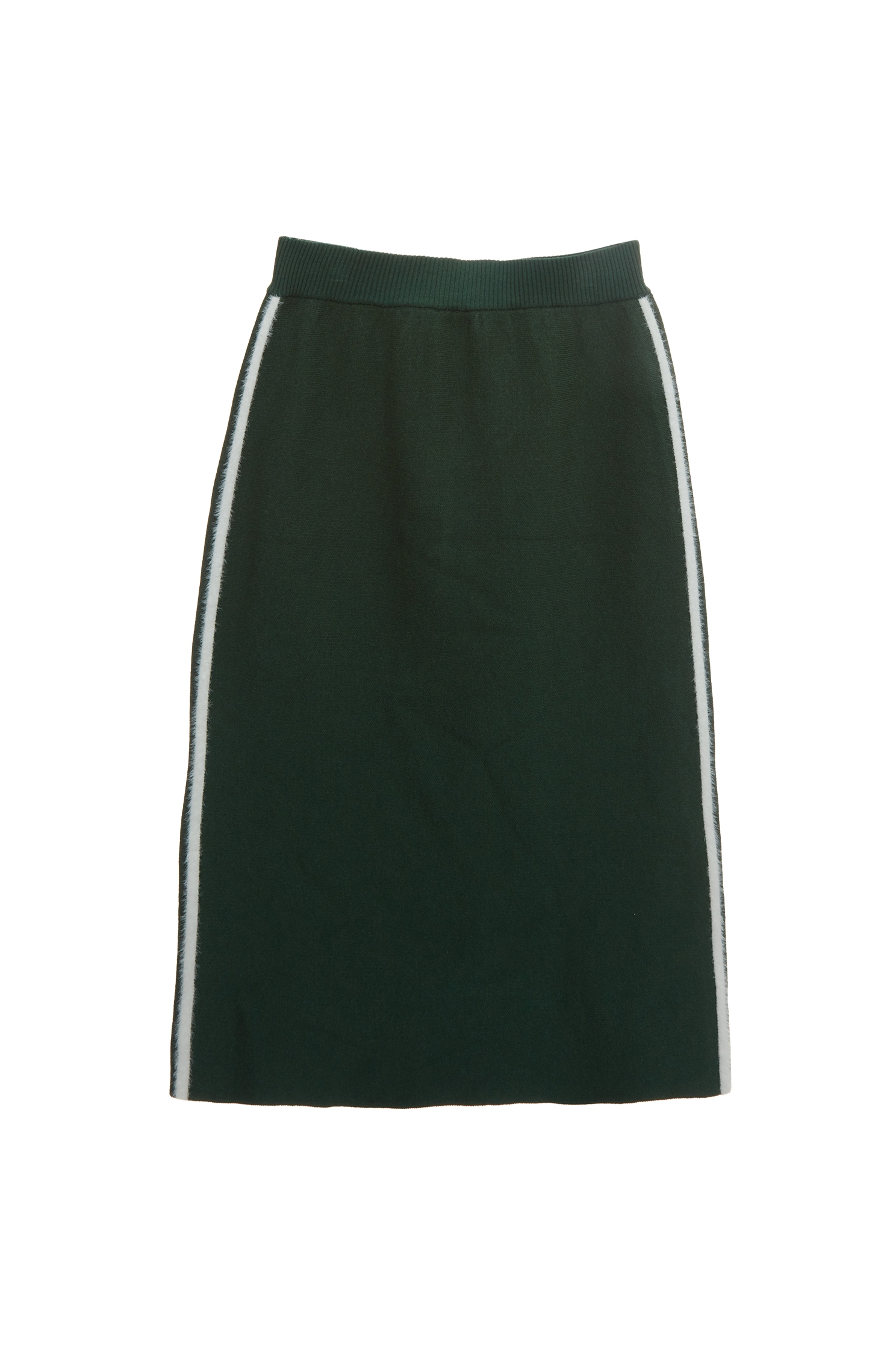 Green Knit Skirt With Contrast Trim DetailGreen Knit Skirt With Contrast Trim Detail,Season (AW) Look,Knitted,Knitted tops,Midi skirts