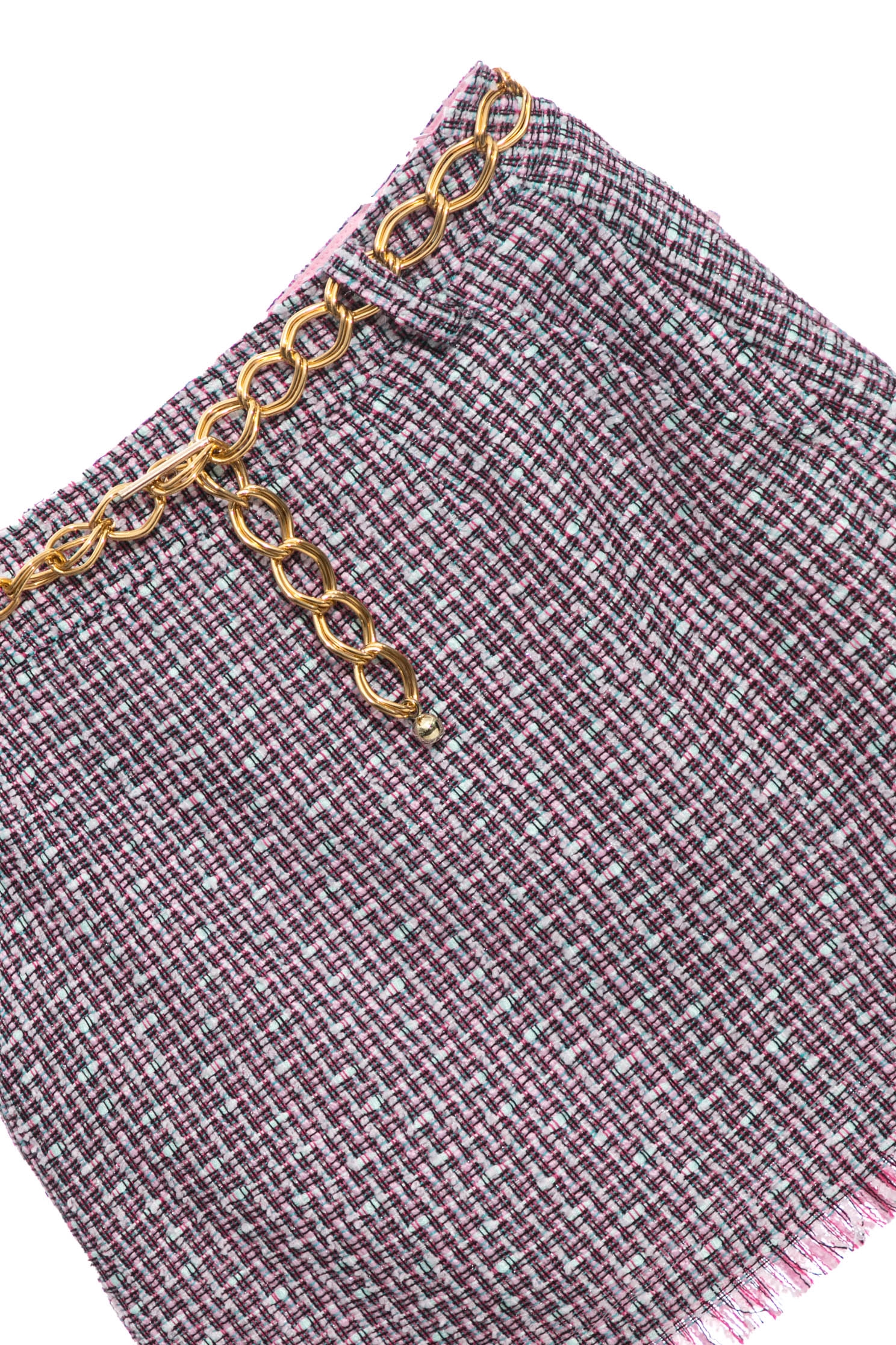 Purple Tweed SkirtLustrous multicolored lulex short skirt,Season (SS) Look,Mini skirts,upperclass