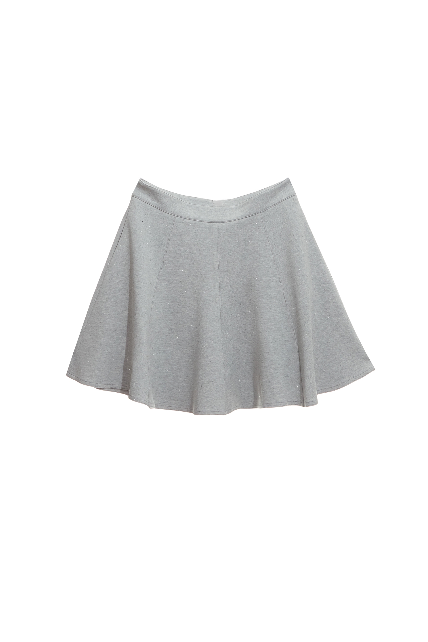 Grey Circular Skirt With Sequin DetailGrey Circular Skirt With Sequin Detail,Mini skirts,Season (AW) Look