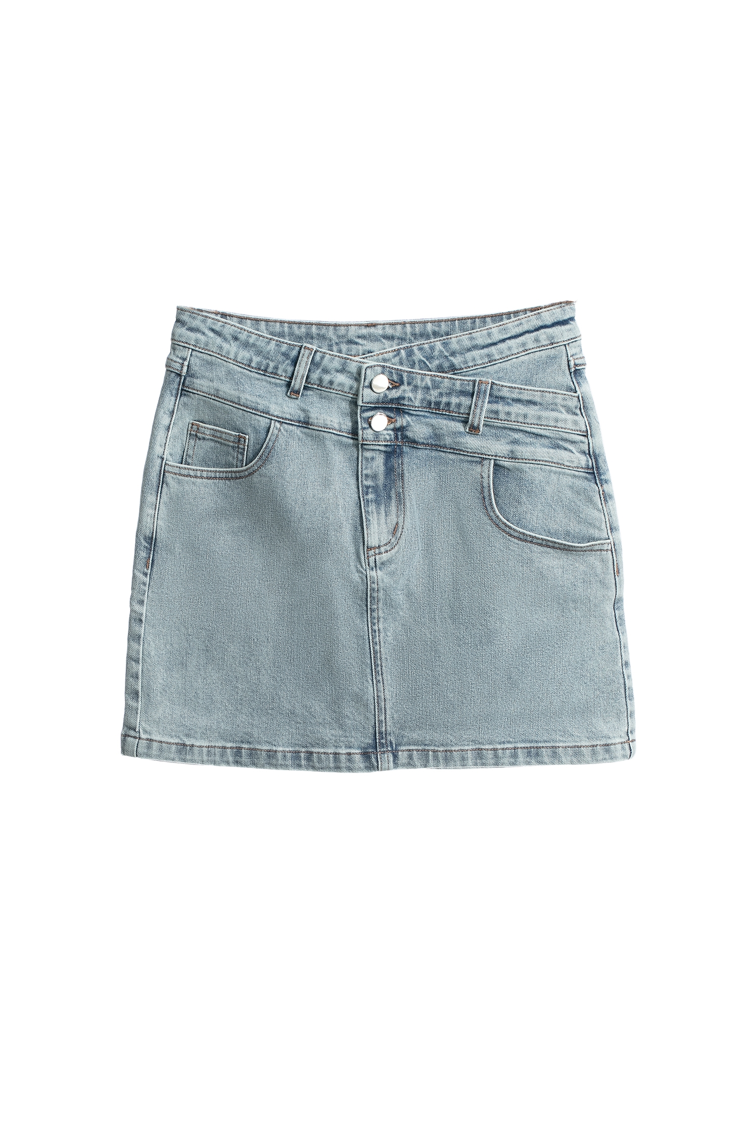 Double Waistband Denim SkirtDouble Waistband Denim Skirt,Denim,Denim mini skirts,Denim skirts,Mini skirts,Season (AW) Look