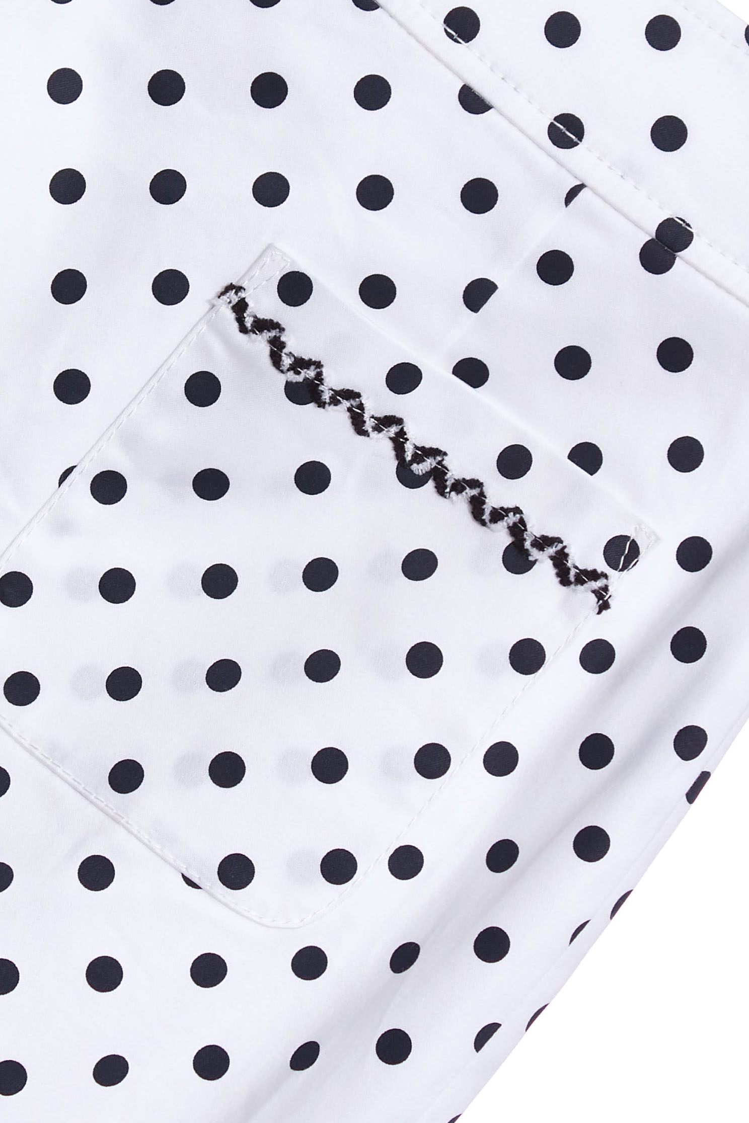 Polka Dot Pencil Skirt With Patch PocketsNarrow skirt with polka dot print,Season (SS) Look,Pencil skirts