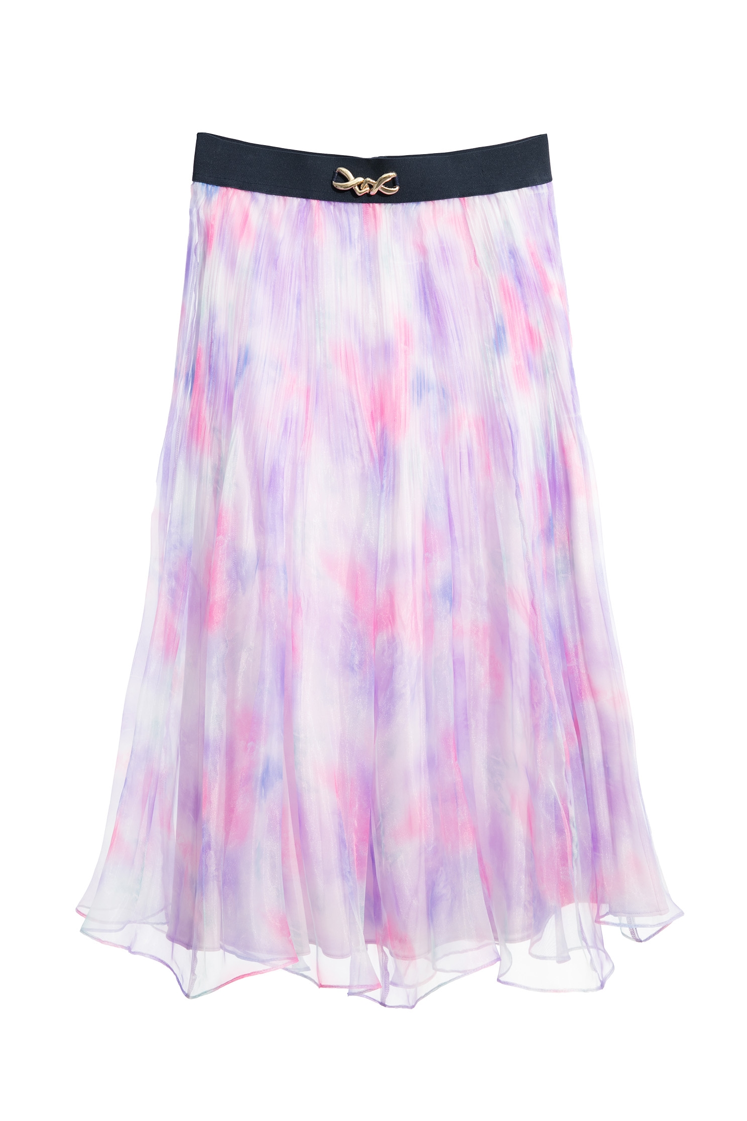 Butterfly Print Organza SkirtButterfly Print Organza Skirt,Season (SS) Look,Midi skirts