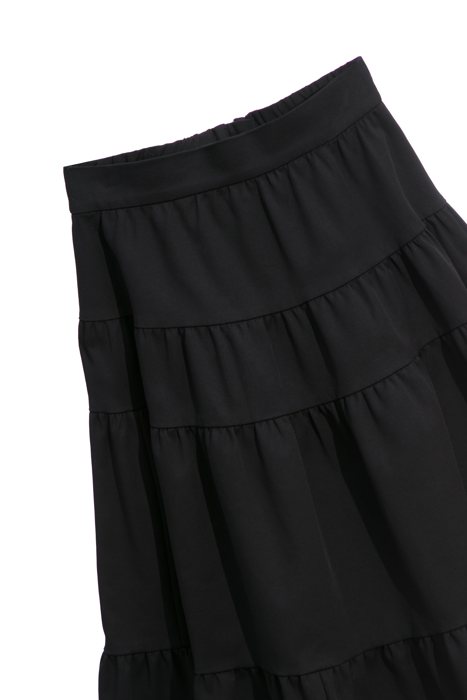 Navy Midi Tiered SkirtNavy Midi Tiered Skirt,Season (SS) Look,Midi skirts