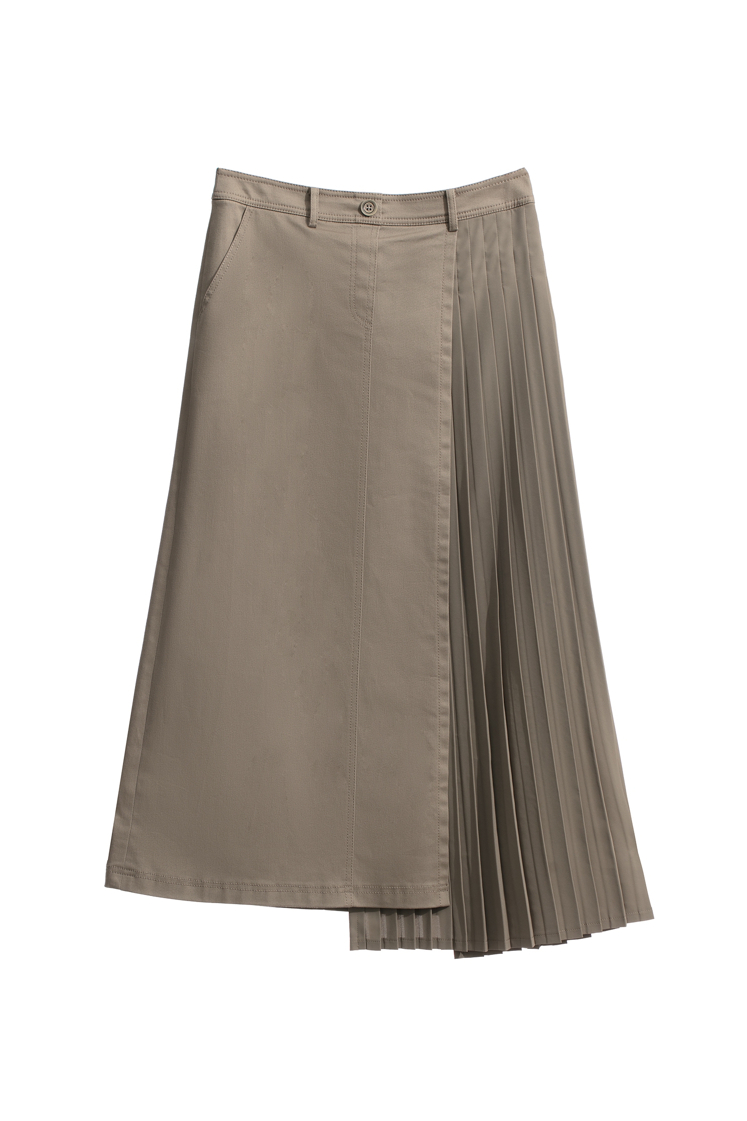 Asymmetric Pleated Maxi SkirtAsymmetric Pleated Maxi Skirt,Denim,Season (AW) Look,Midi skirts