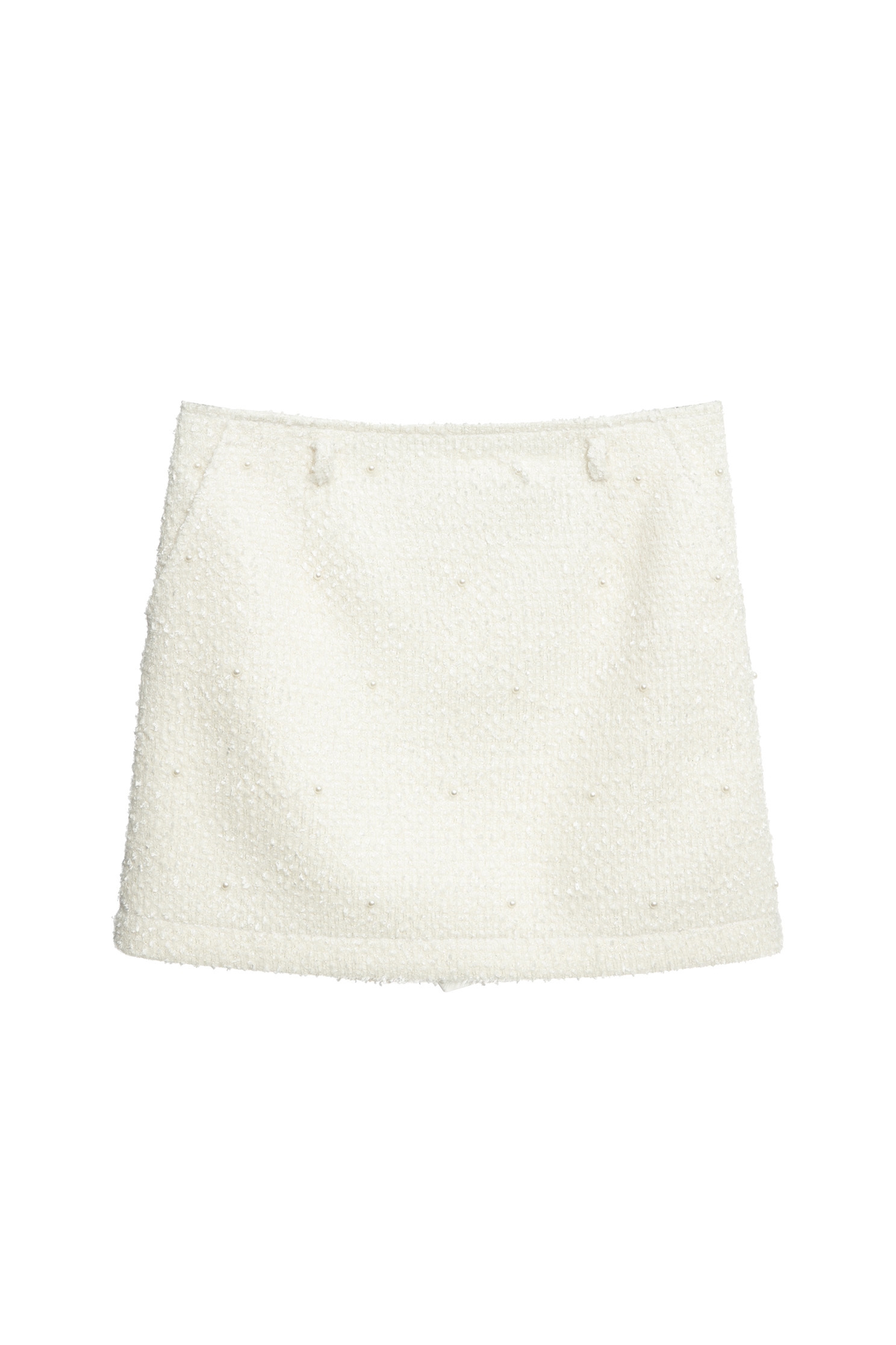 Cream Colour Pearl SkirtCream Colour Pearl Skirt,A-Line skirts,Season (SS) Look,pearl,Mini skirts