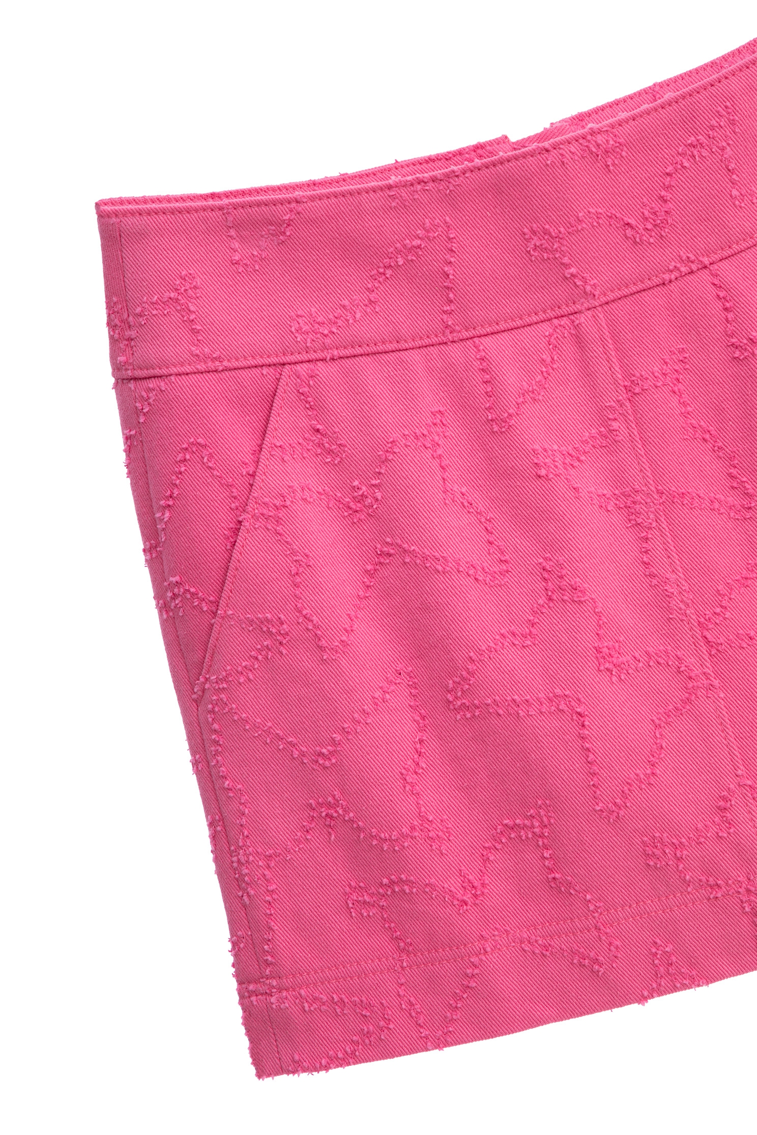 Pink Petal Graphic Mini SkirtPink Petal Graphic Mini Skirt,Season (SS) Look,Denim,Mini skirts,Shorts