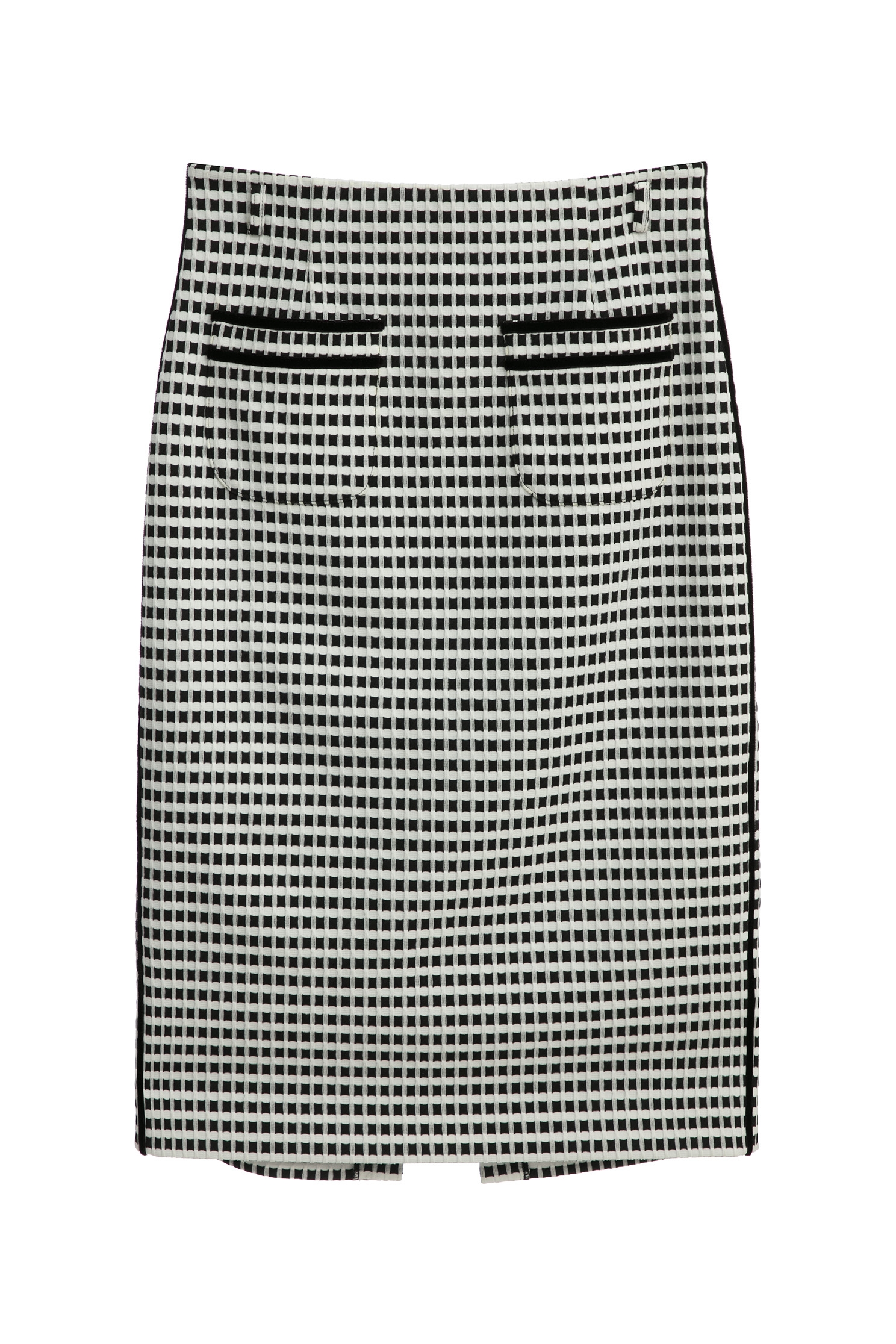 Texture Plaid Pencil SkirtTexture Plaid Pencil Skirt,A-Line skirts,Season (SS) Look,Pencil skirts