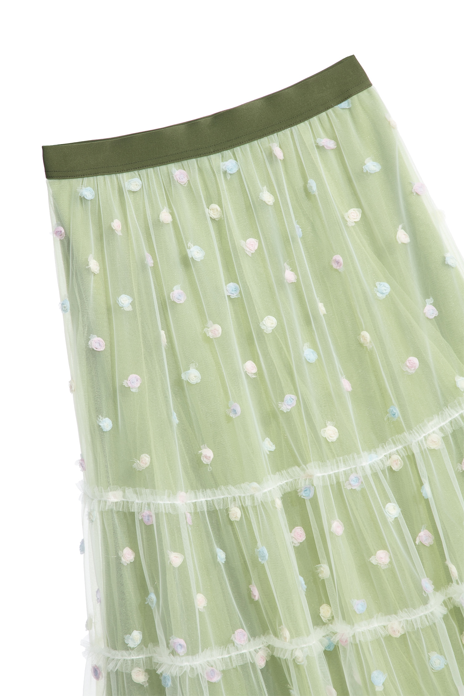 Floral Detail Mesh SkirtFloral Detail Mesh Skirt,Season (SS) Look,Tutu skirts,Mesh fabric,Tutu skirts,Midi skirts