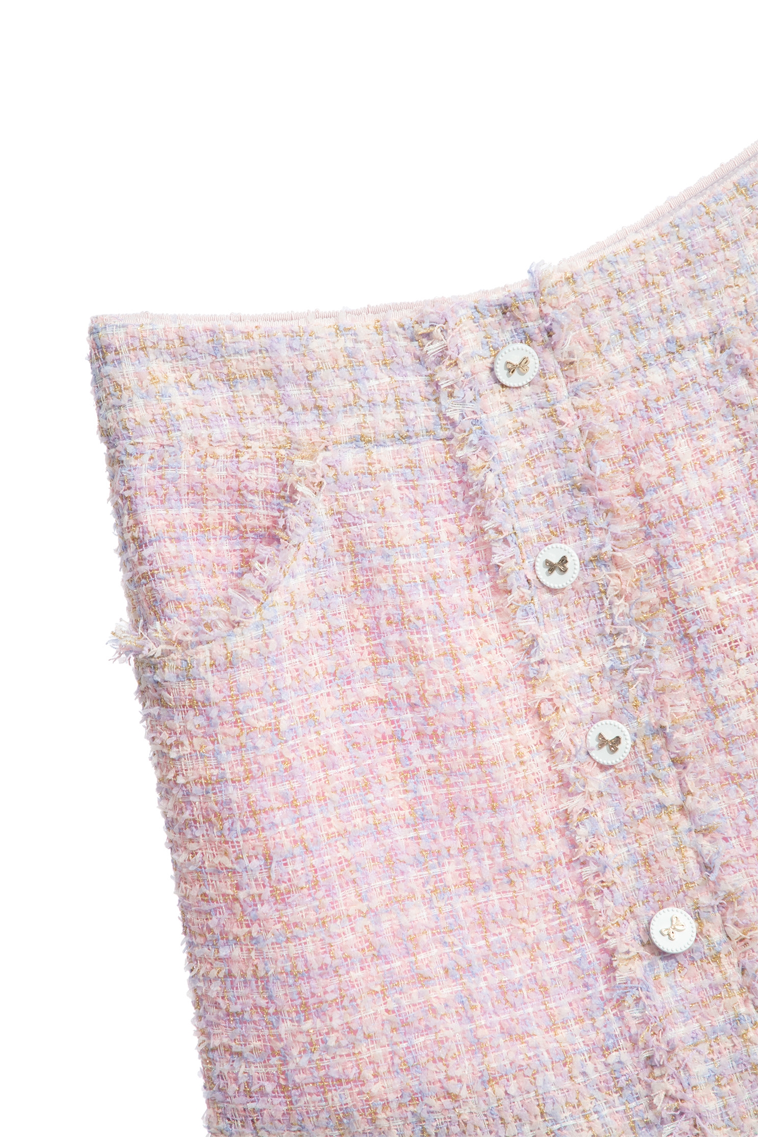 Pink Tweed Mini SkirtPink Tweed Mini Skirt,Season (SS) Look,Mini skirts,bows