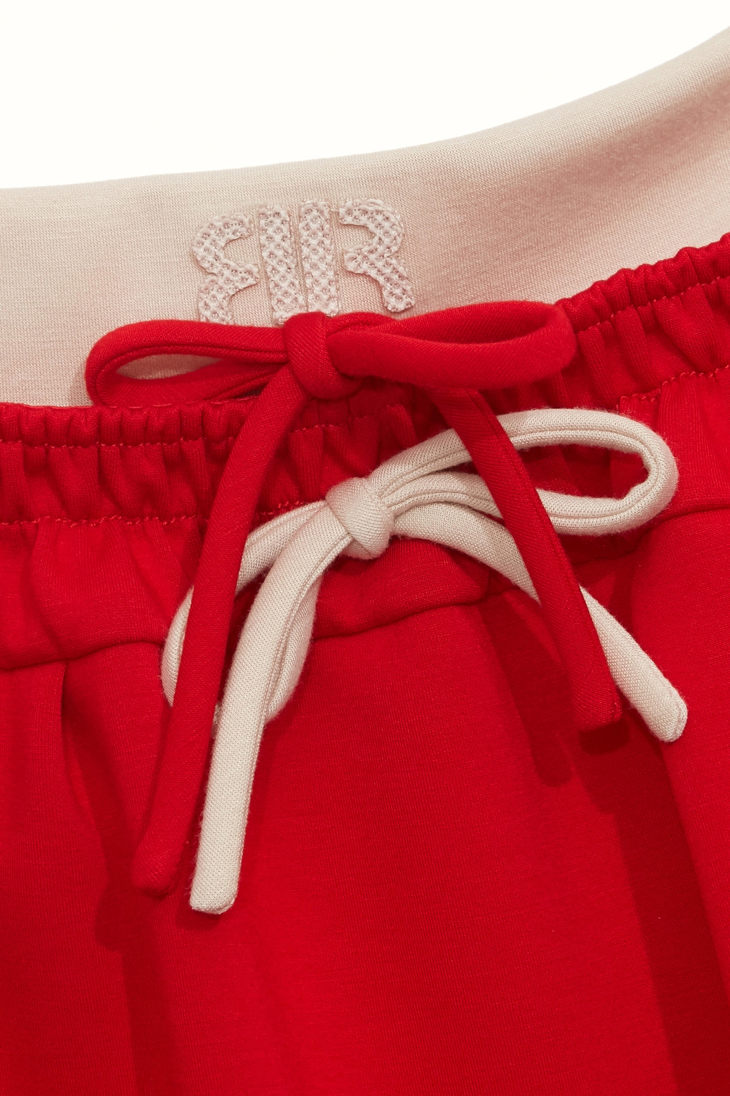 Chilli Red Drawstring Mini SkirtChilli Red Drawstring Mini Skirt,Season (SS) Look,Mini skirts,Shorts