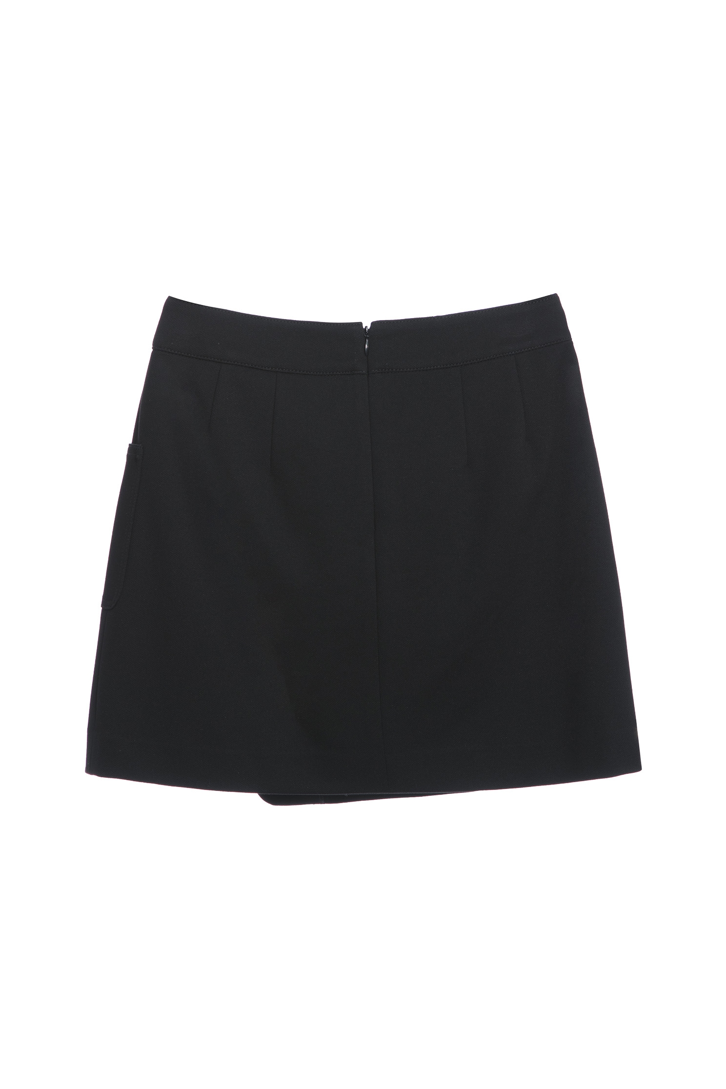 Front Panel Basic SkirtSkirt with pocket design,Season (SS) Look,Mini skirts