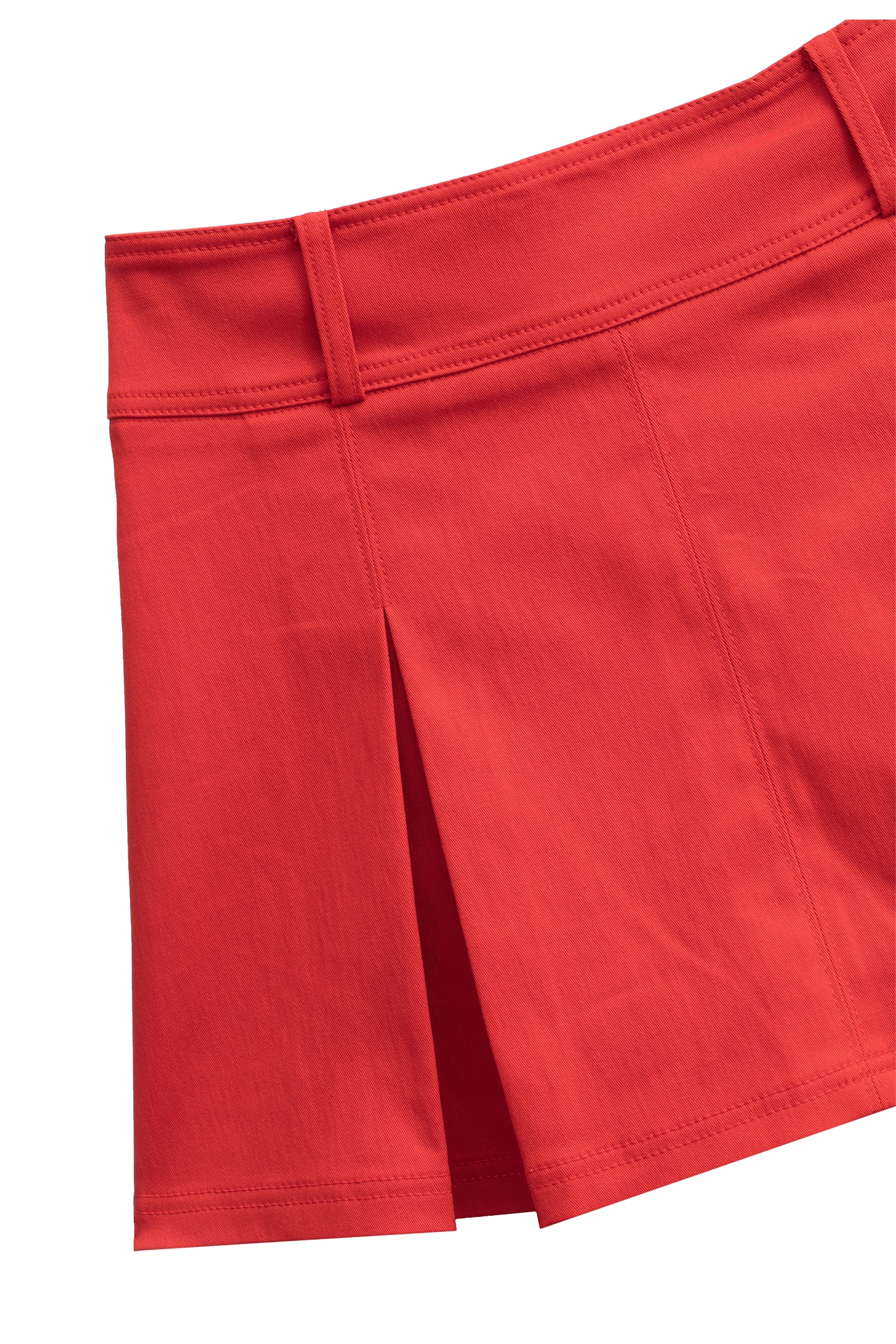 Red Pleated SkirtRed Pleated Skirt,Season (SS) Look,Mini skirts,Shorts