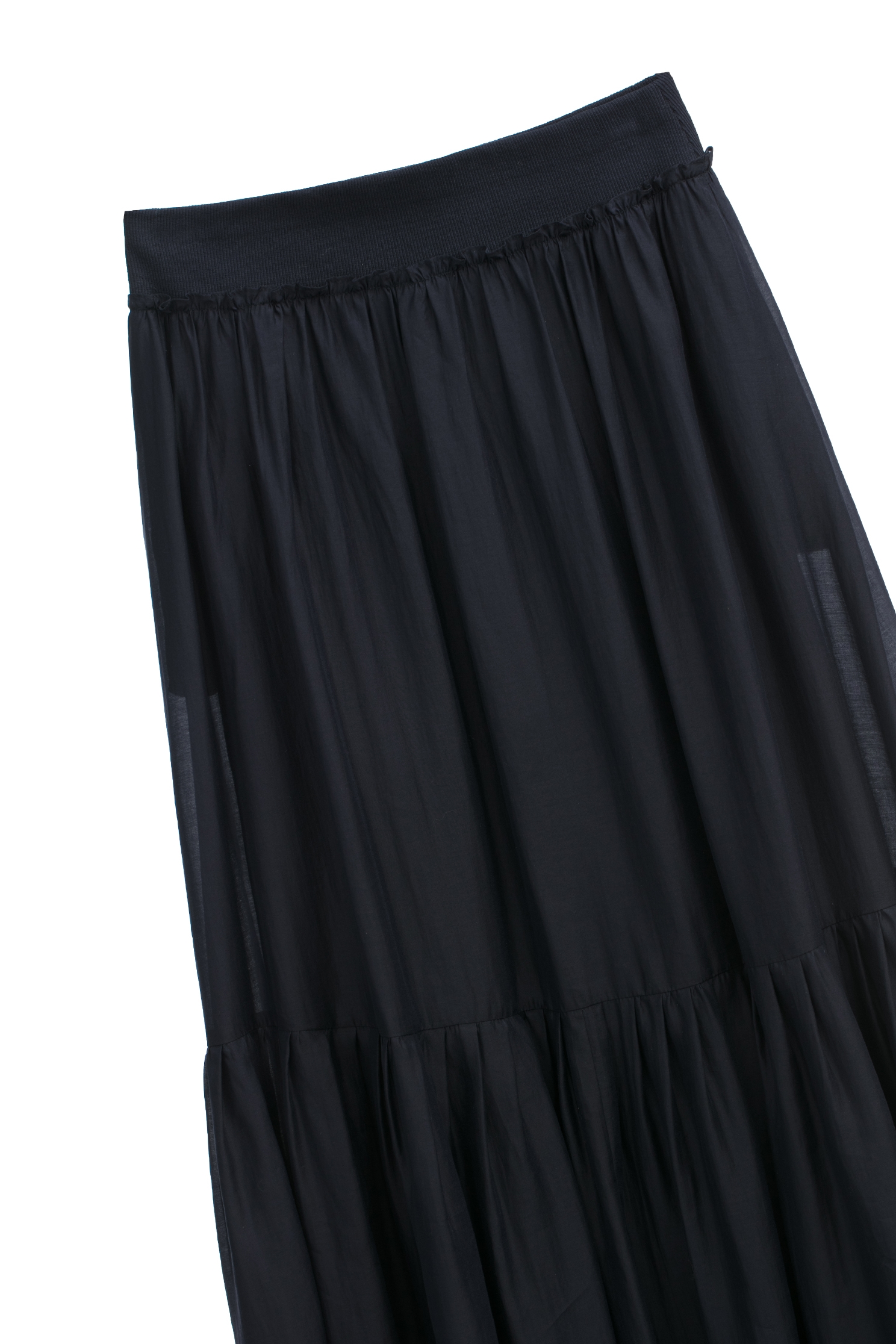 Navy Tiered Maxi SkirtNavy Tiered Maxi Skirt,Season (SS) Look,Layered skirts,Midi skirts